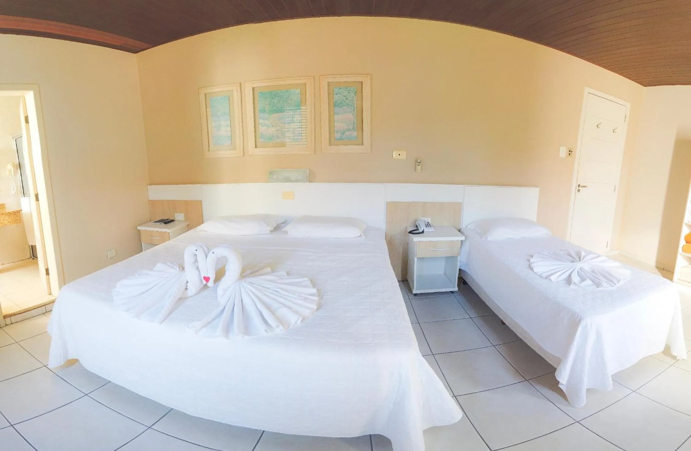 Bed in Hotel Termas da Guarda