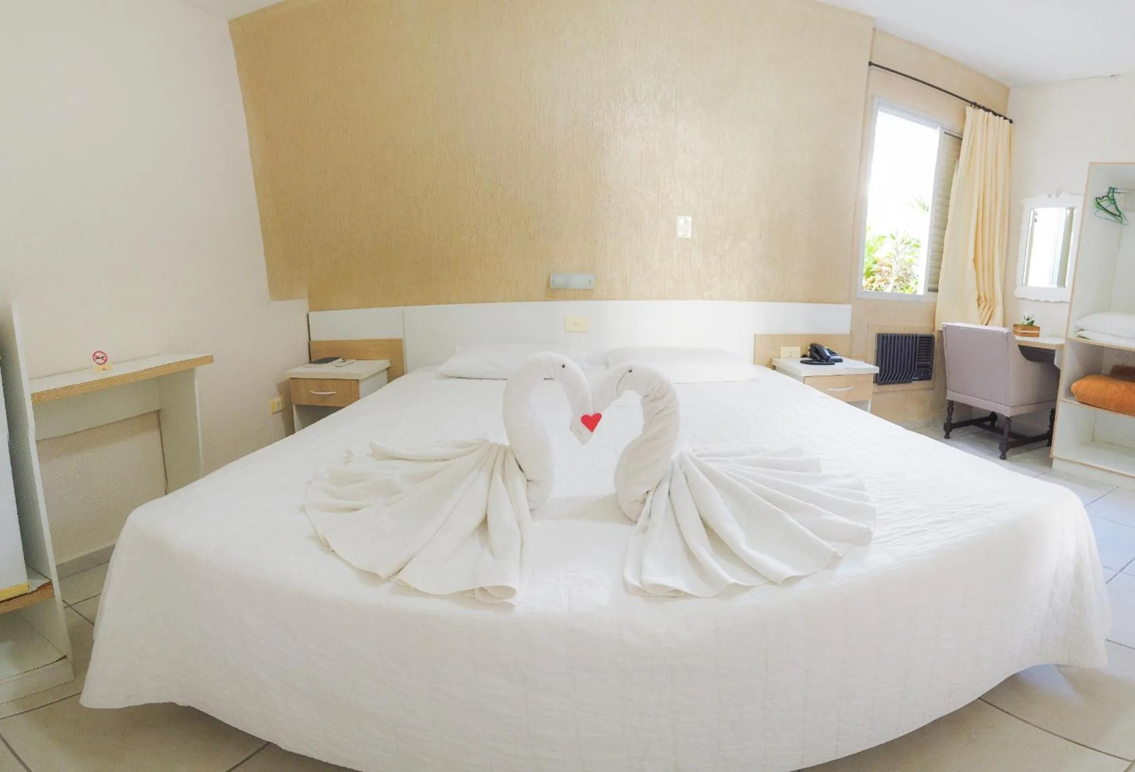 Bed in Hotel Termas da Guarda