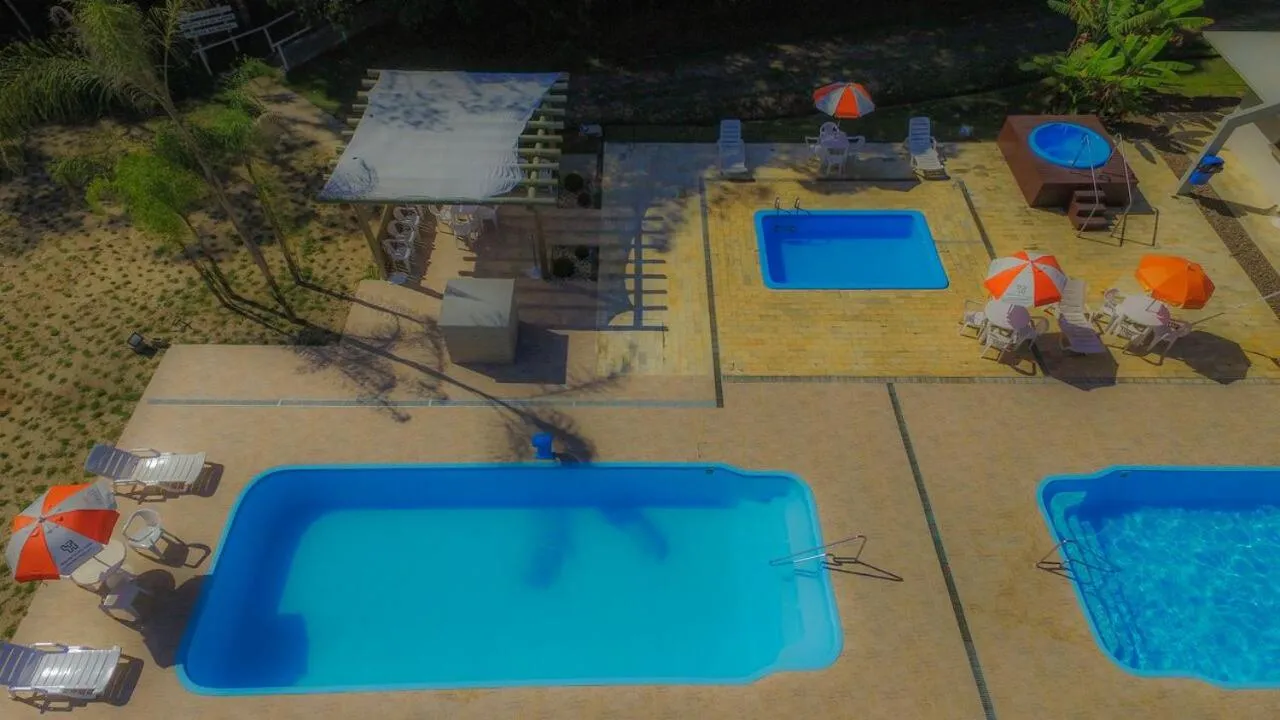 Pool view in Hotel Termas da Guarda