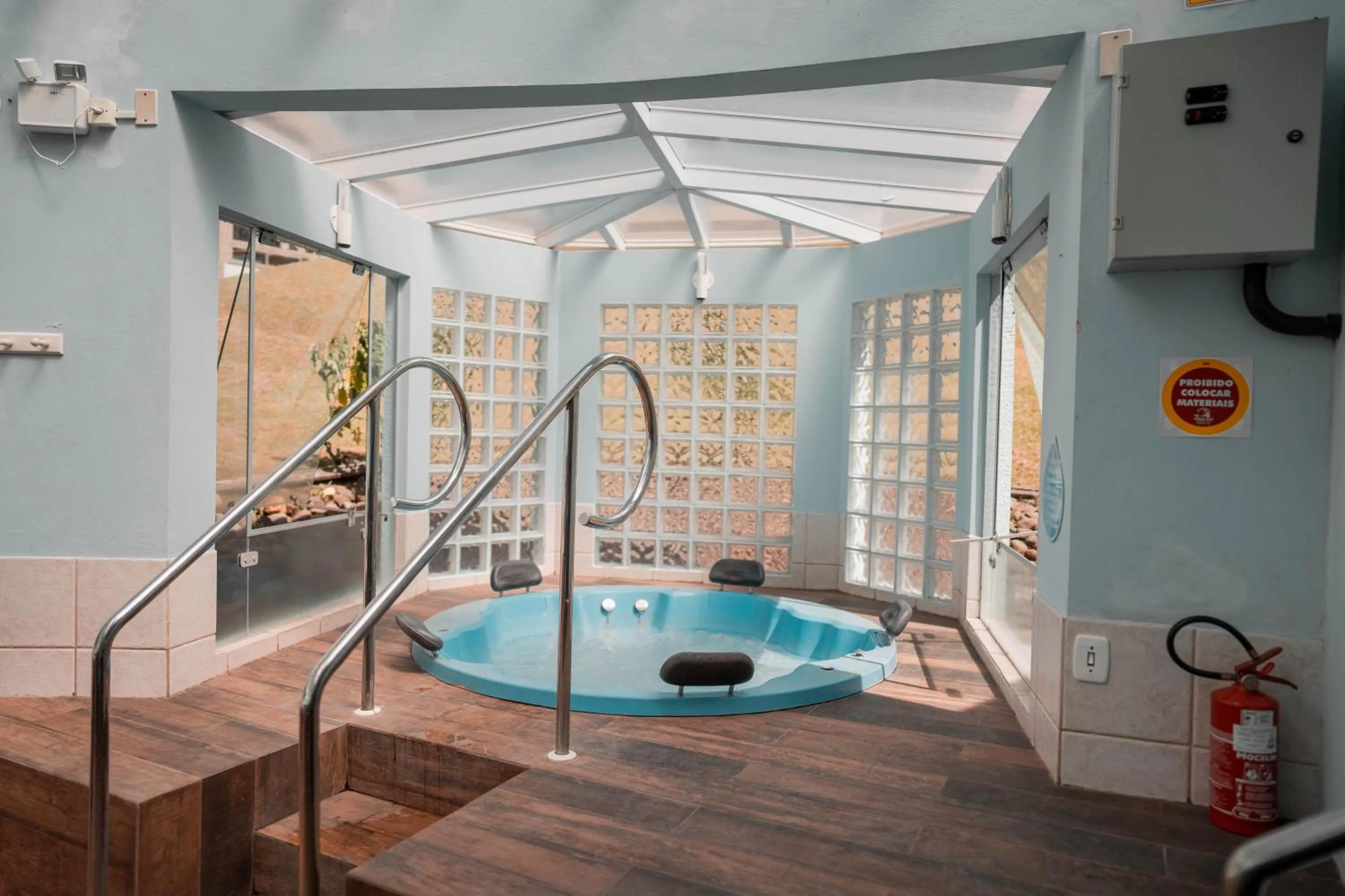 Hot Tub in Hotel Termas da Guarda