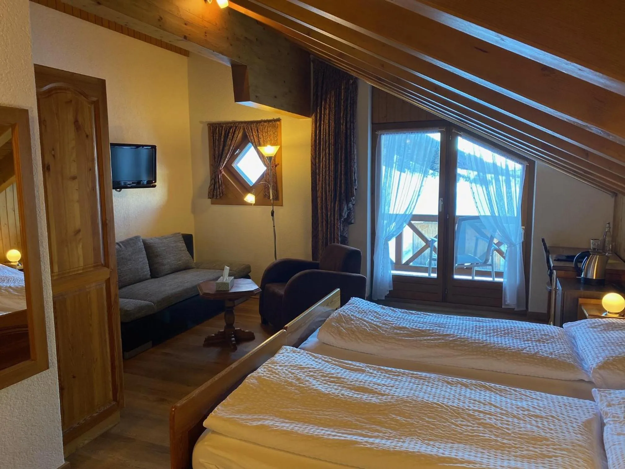 Photo of the whole room, Bed in Hotel Alpenhof