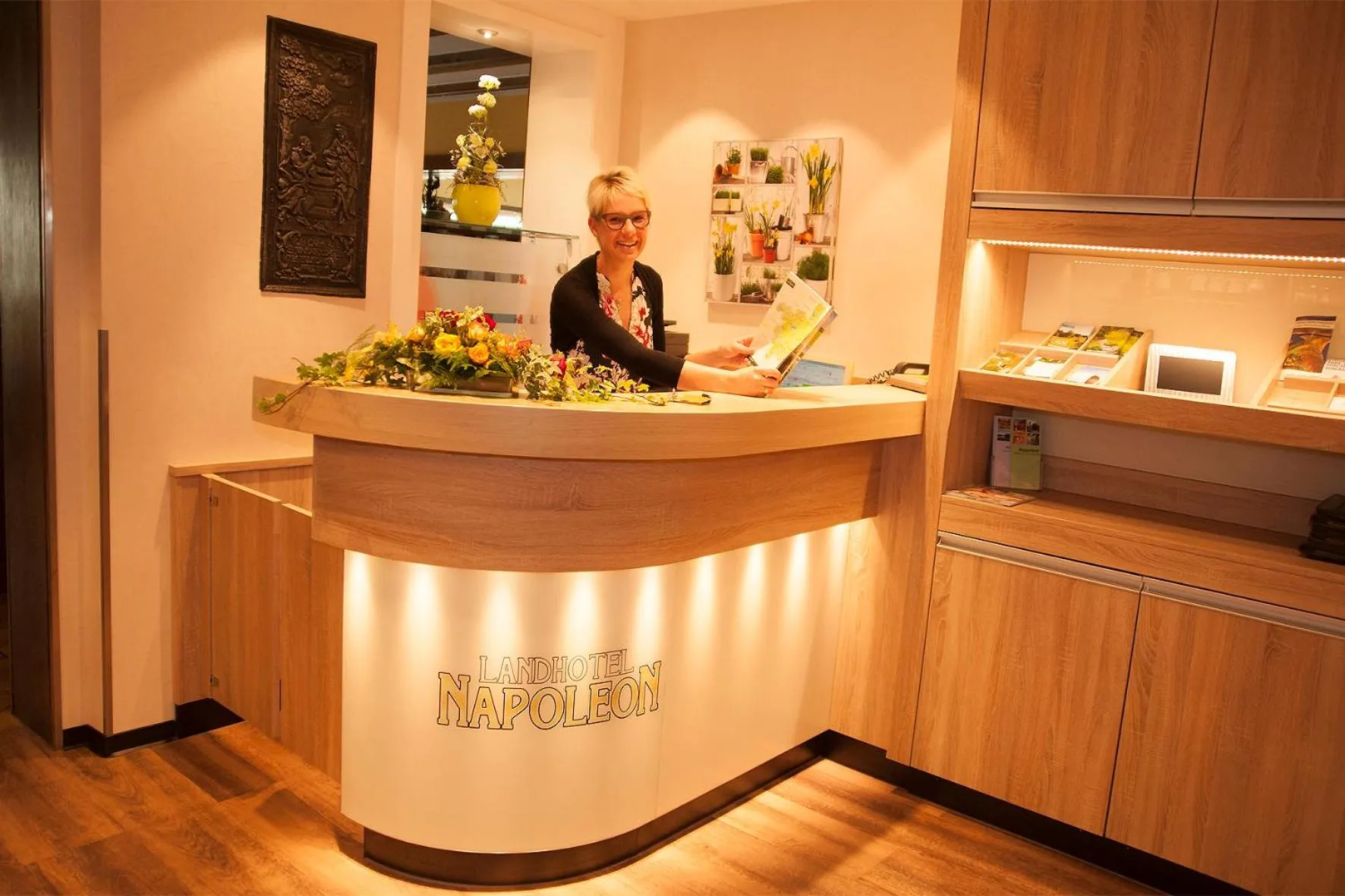 Lobby or reception in Landhotel Napoleon