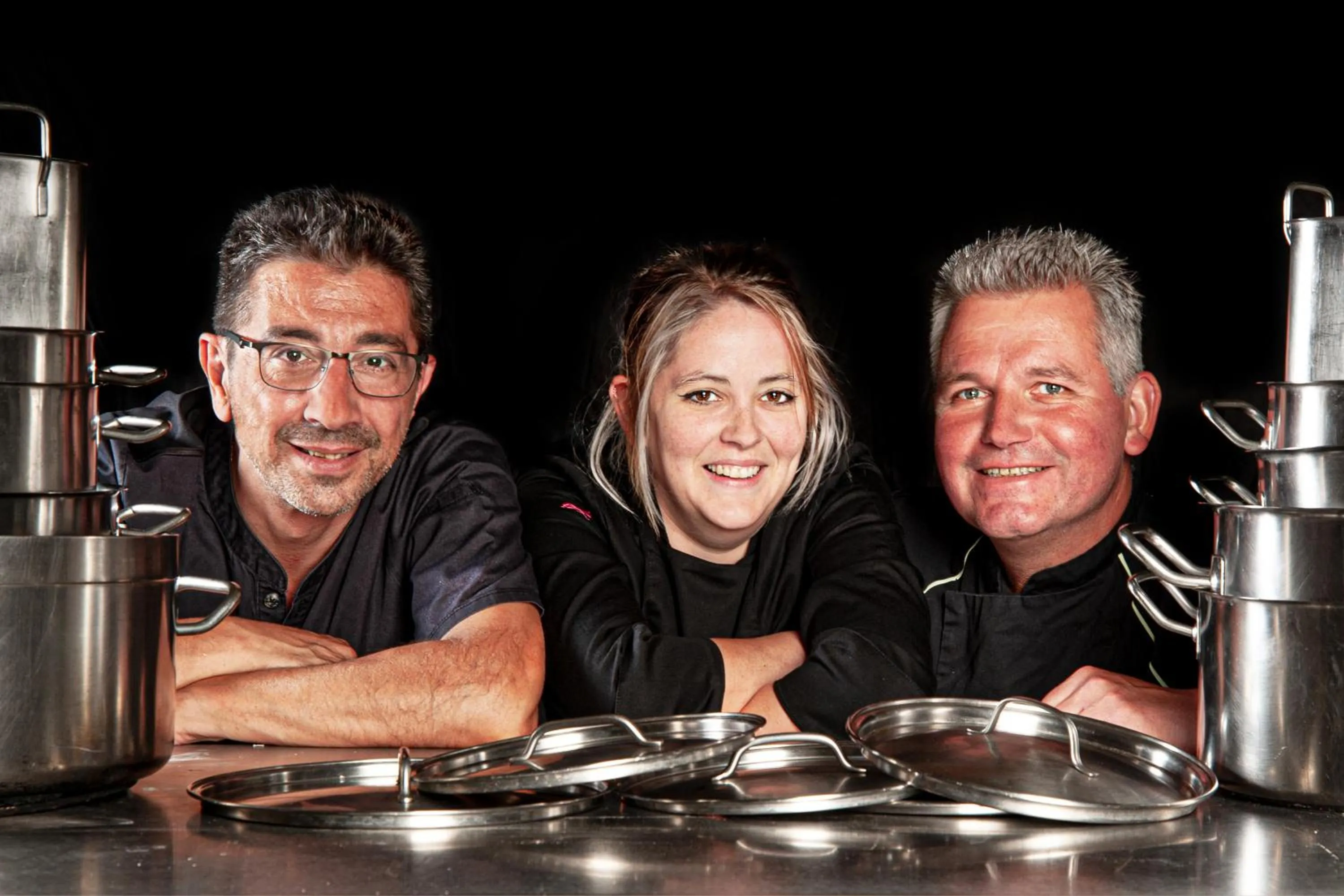 kitchen in Landhotel Napoleon
