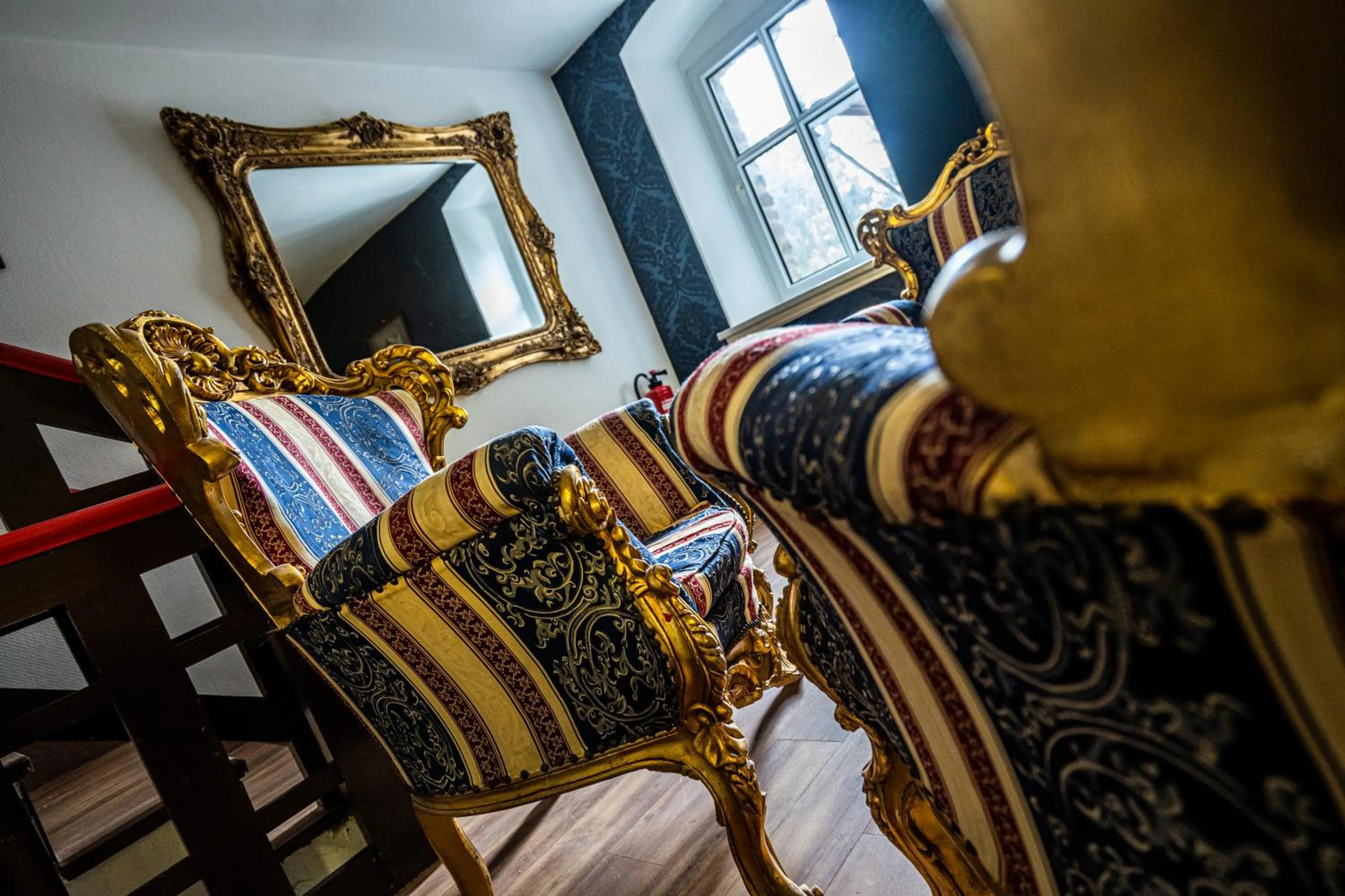 Seating area in Berghotel Bärenstein