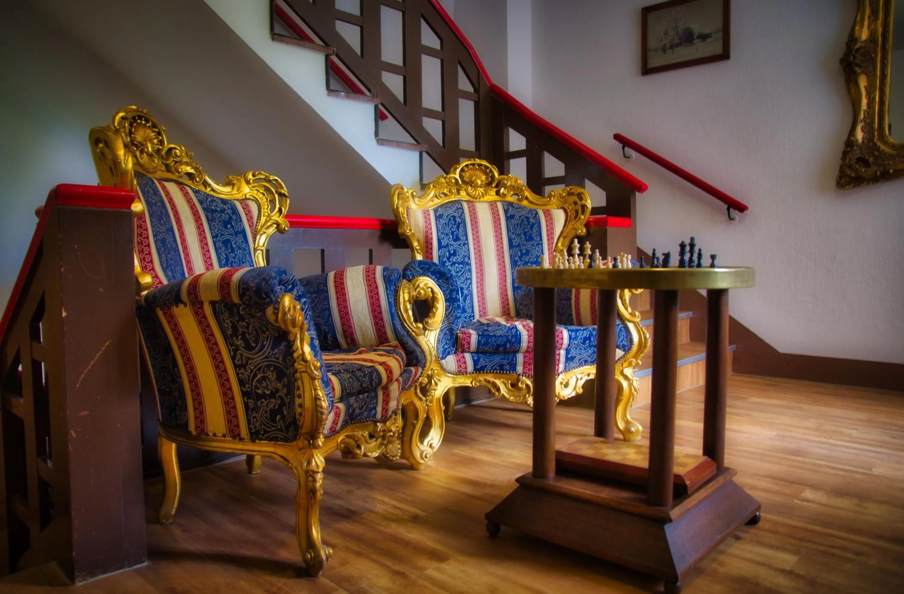 Seating area in Berghotel Bärenstein