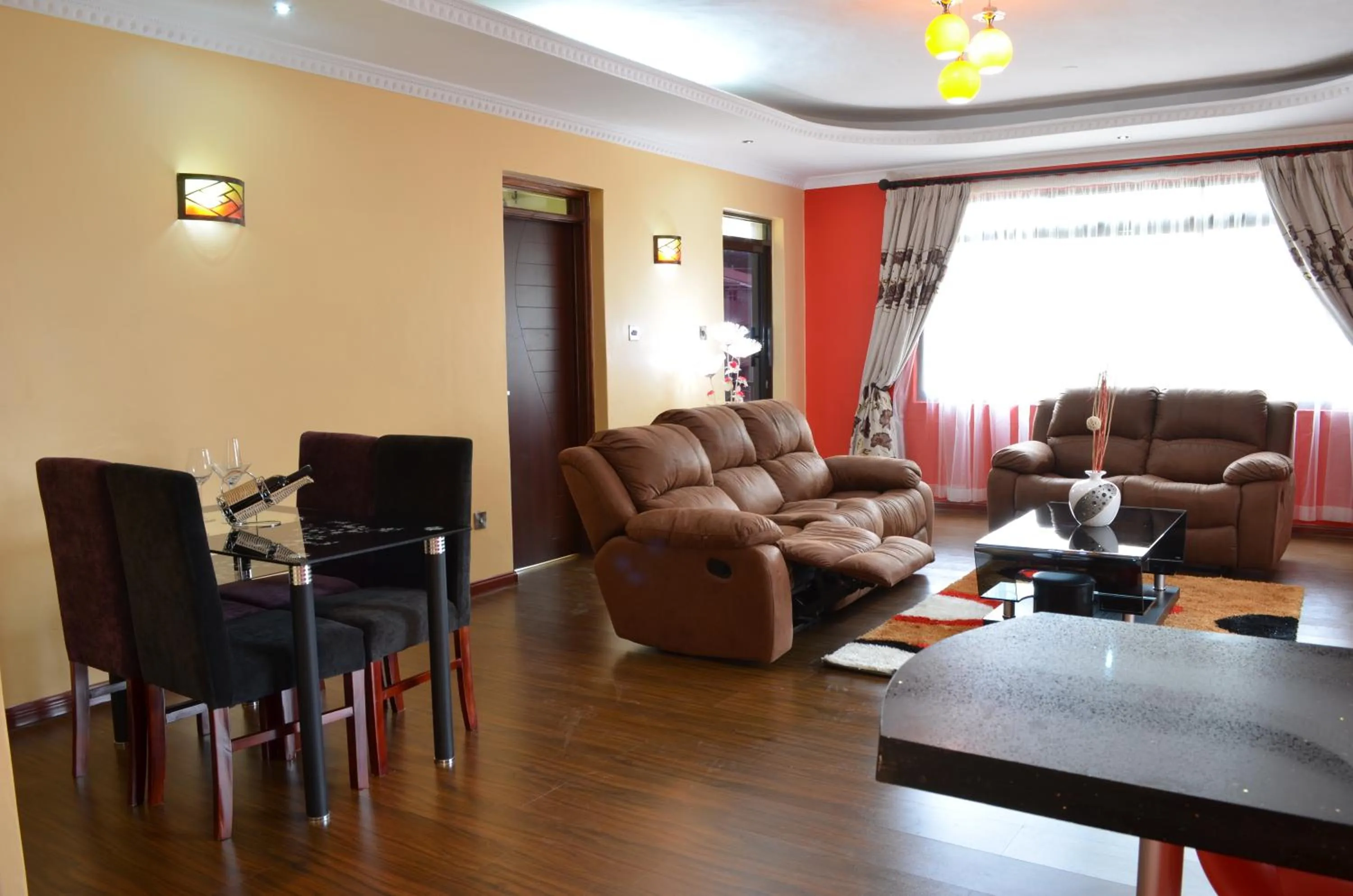 Lounge or bar in Fahari Palace Serviced Apartments