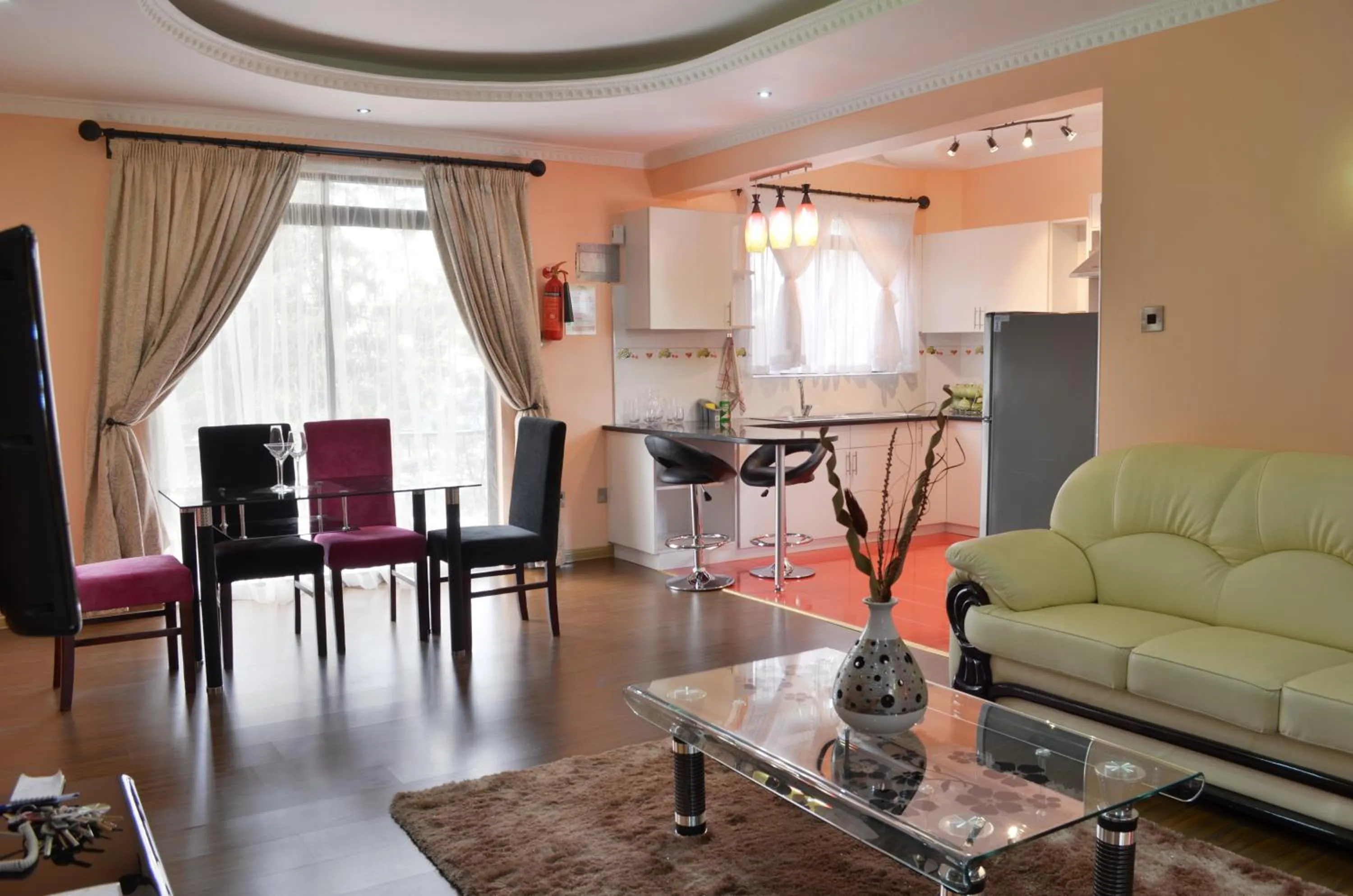 Lobby or reception in Fahari Palace Serviced Apartments