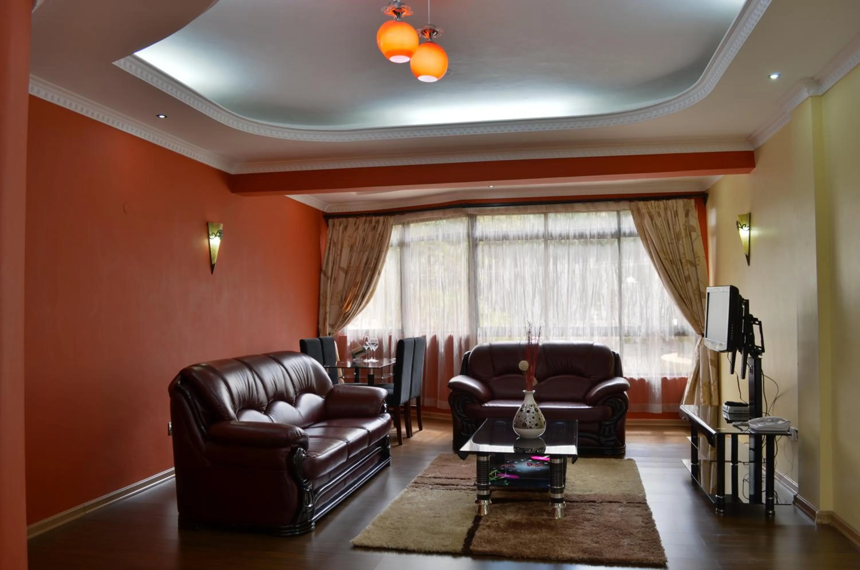 Dining area in Fahari Palace Serviced Apartments