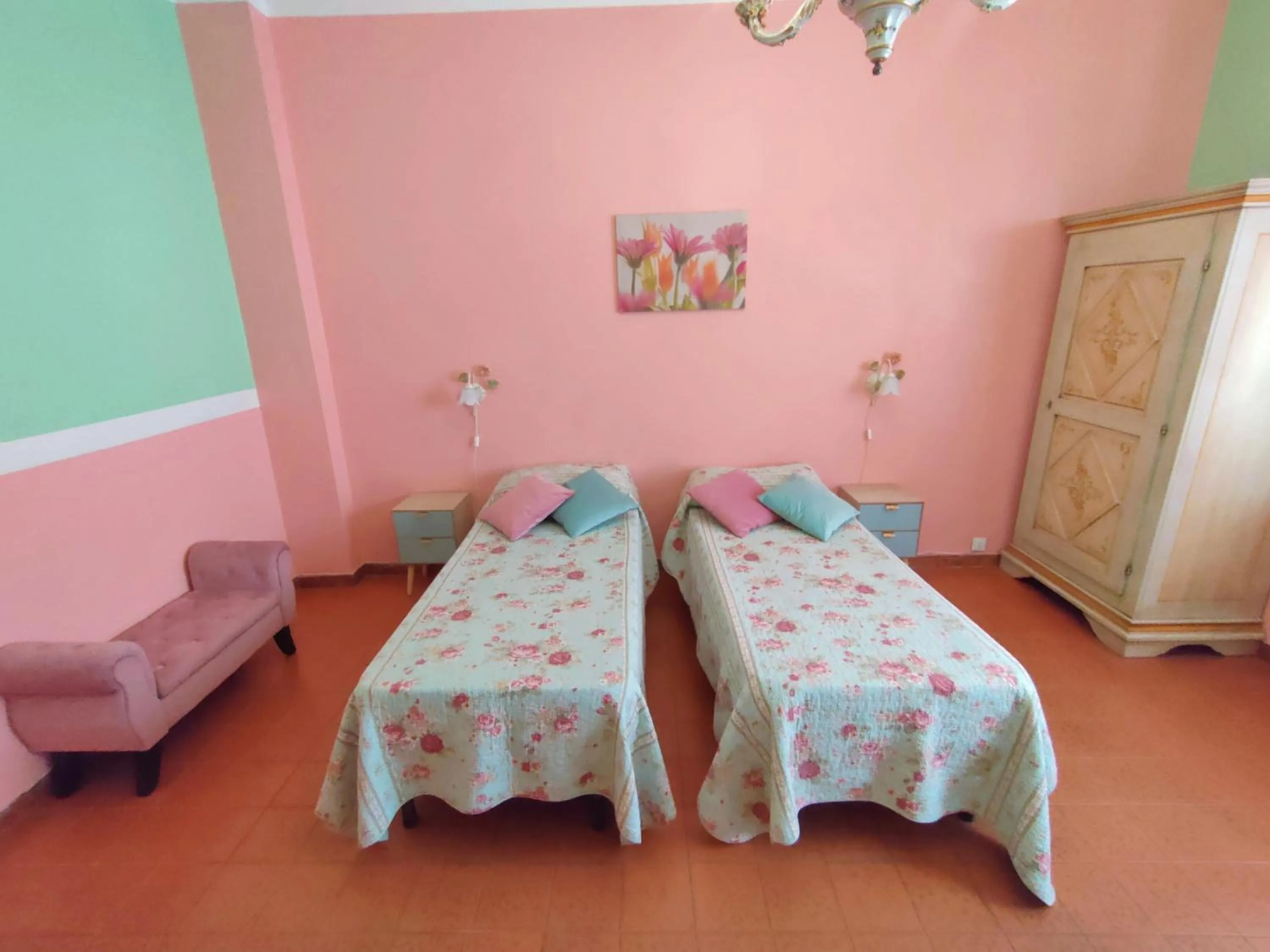 Bed in Hotel Serenella