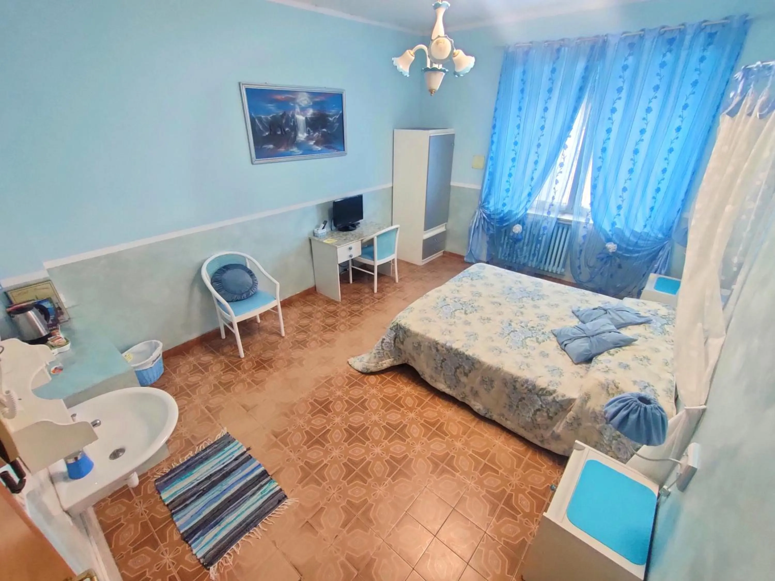 Bed in Hotel Serenella