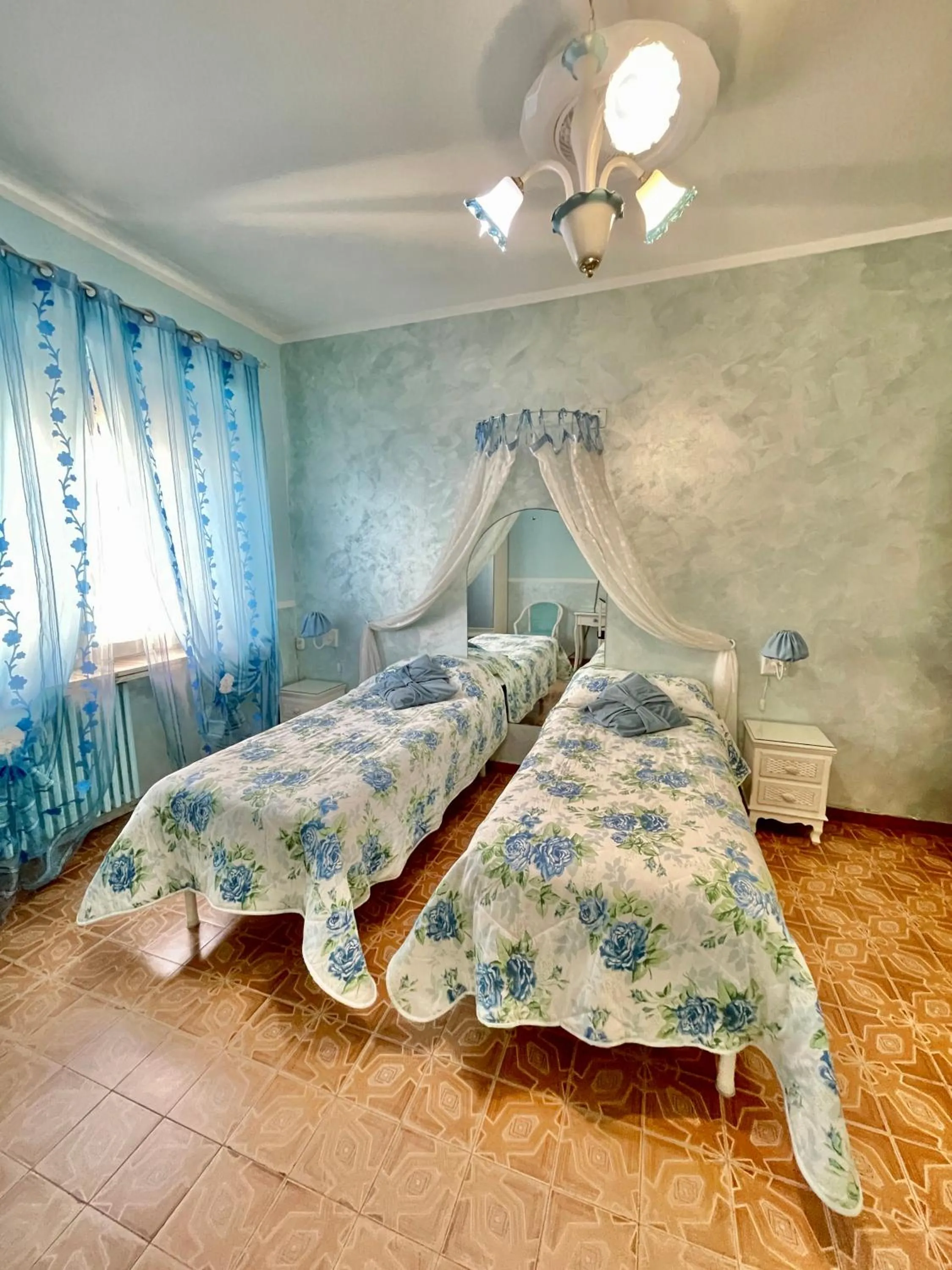 Bed in Hotel Serenella