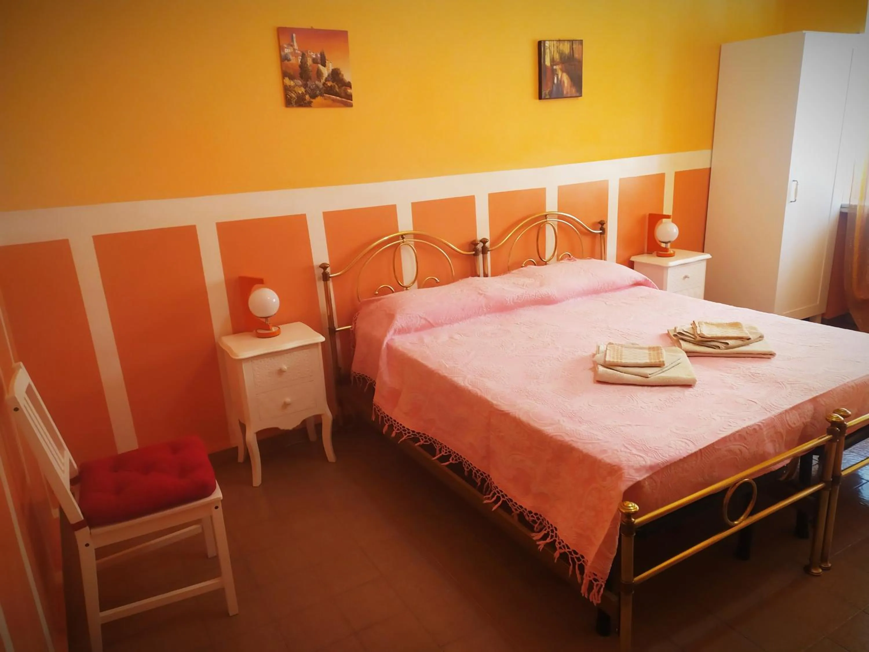 Bed in Hotel Serenella