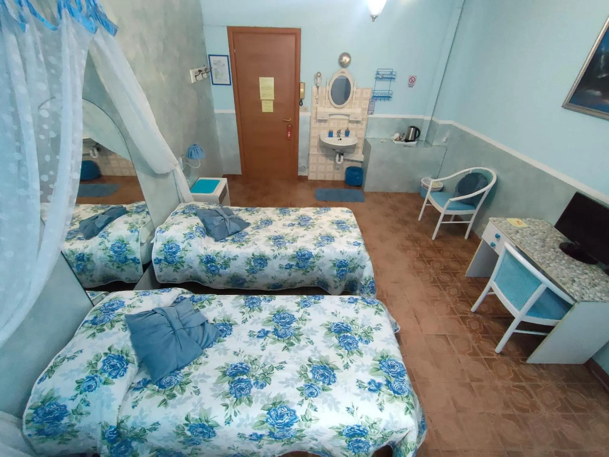 Bed in Hotel Serenella