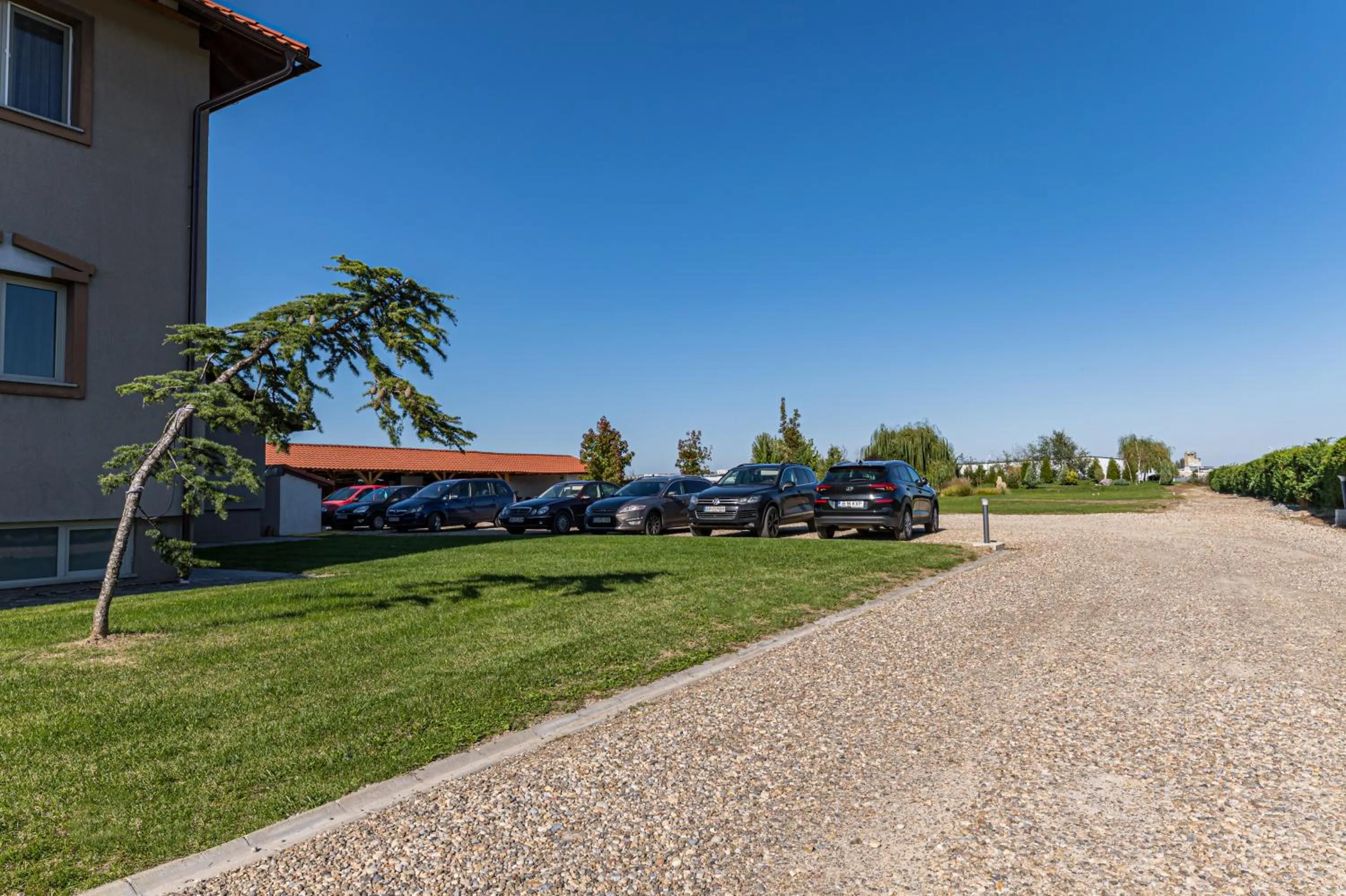 Inner courtyard view in Stejarii Resort
