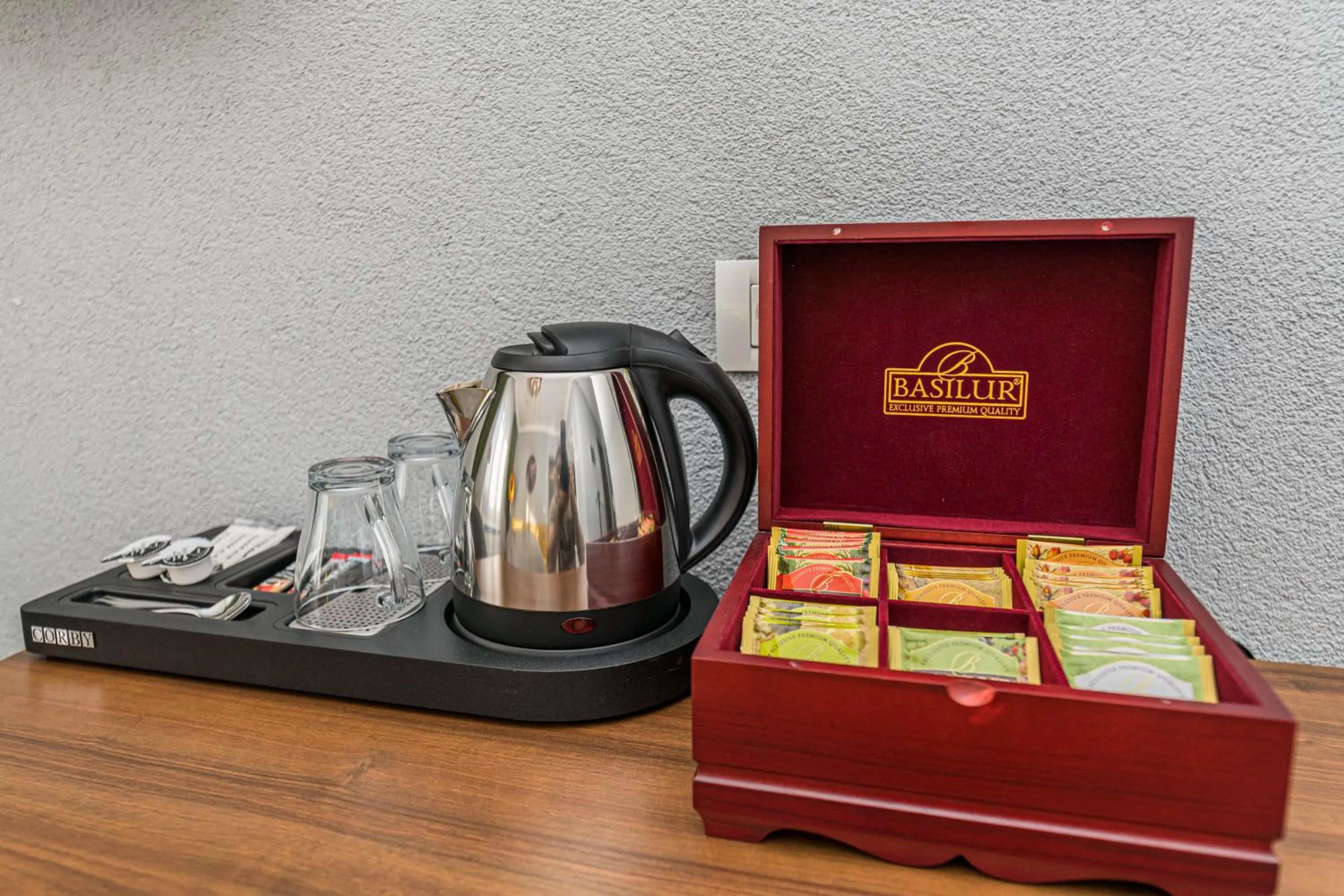 Coffee/tea facilities in Stejarii Resort