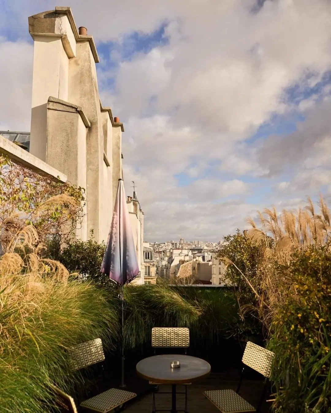 Balcony/Terrace in Hôtel du Sentier