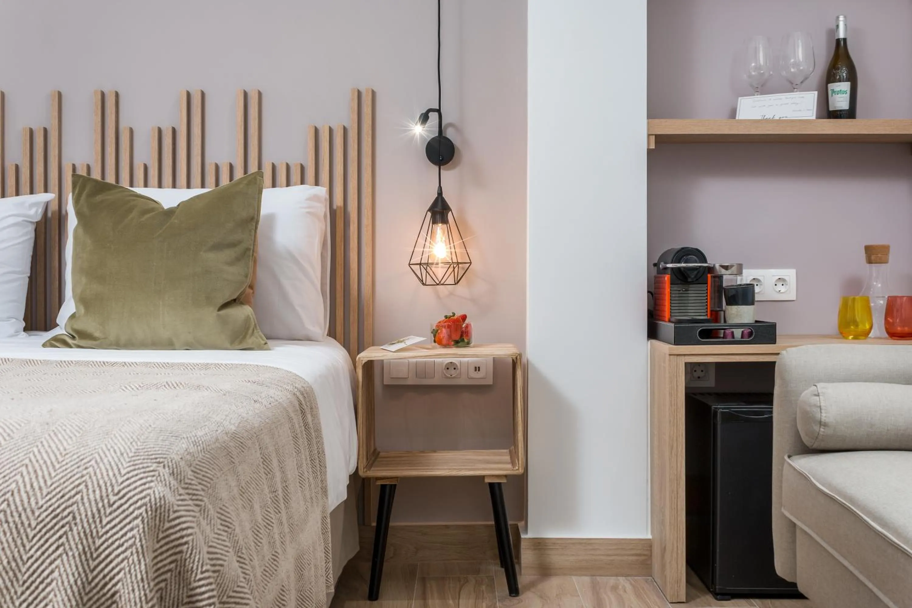 Bed in Linda Boutique Hotel