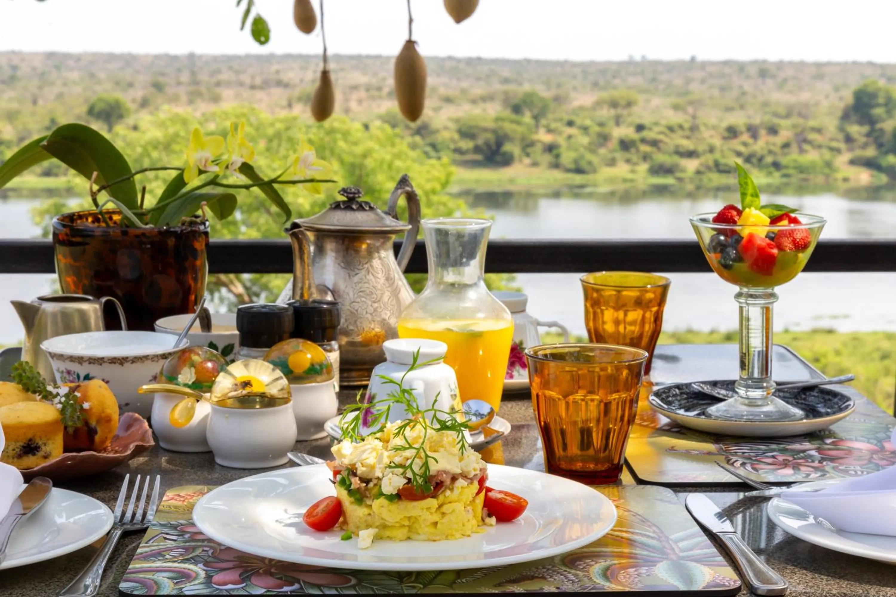 Breakfast in Buhala Lodge