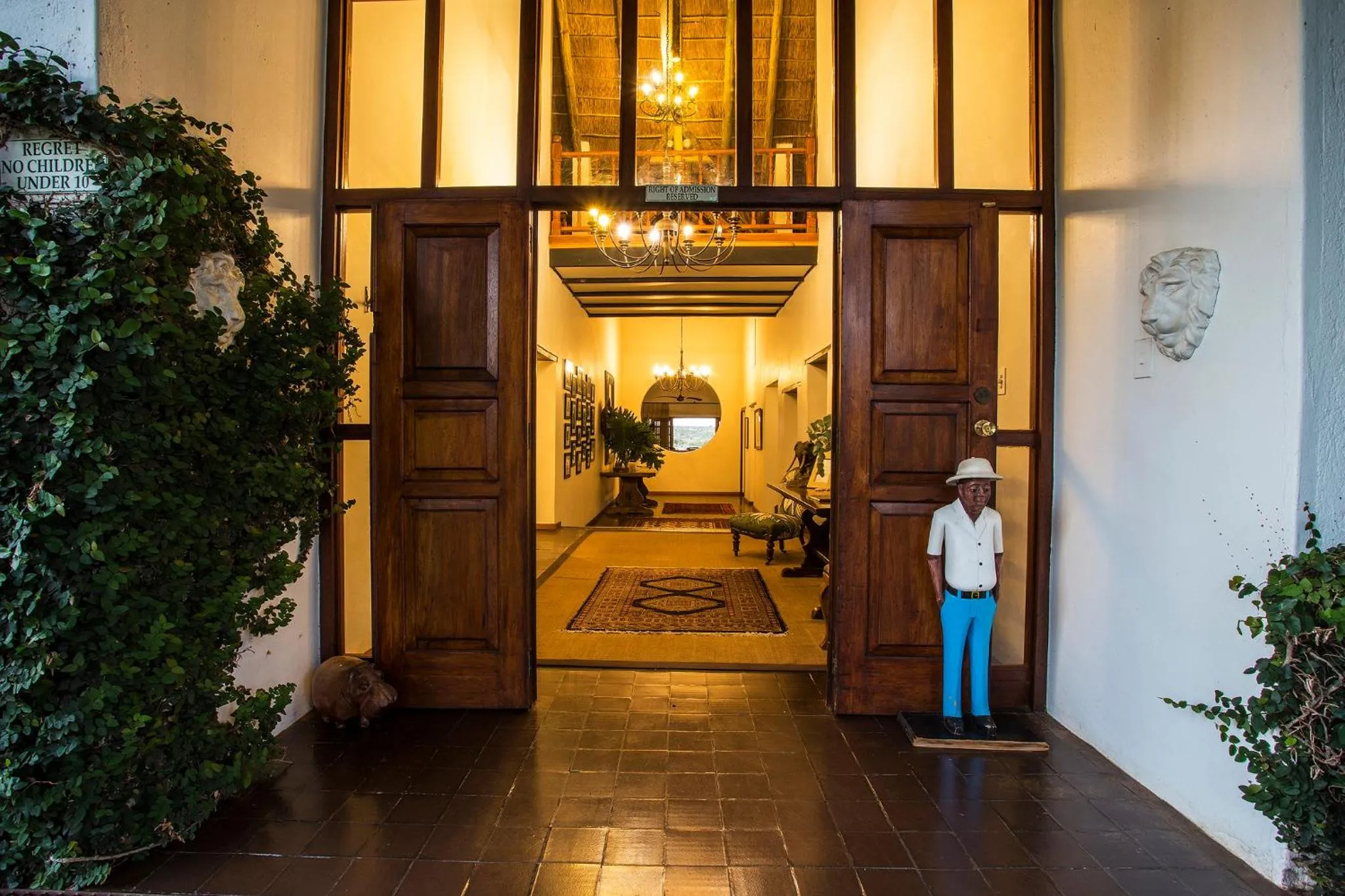 Facade/entrance in Buhala Lodge