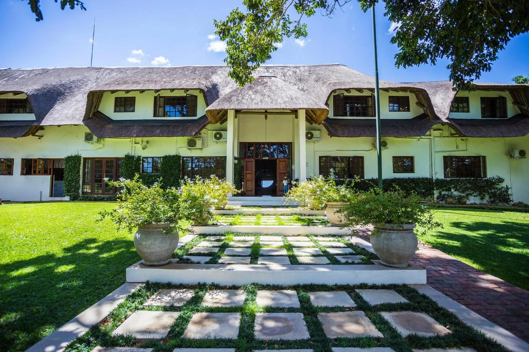 Facade/entrance in Buhala Lodge