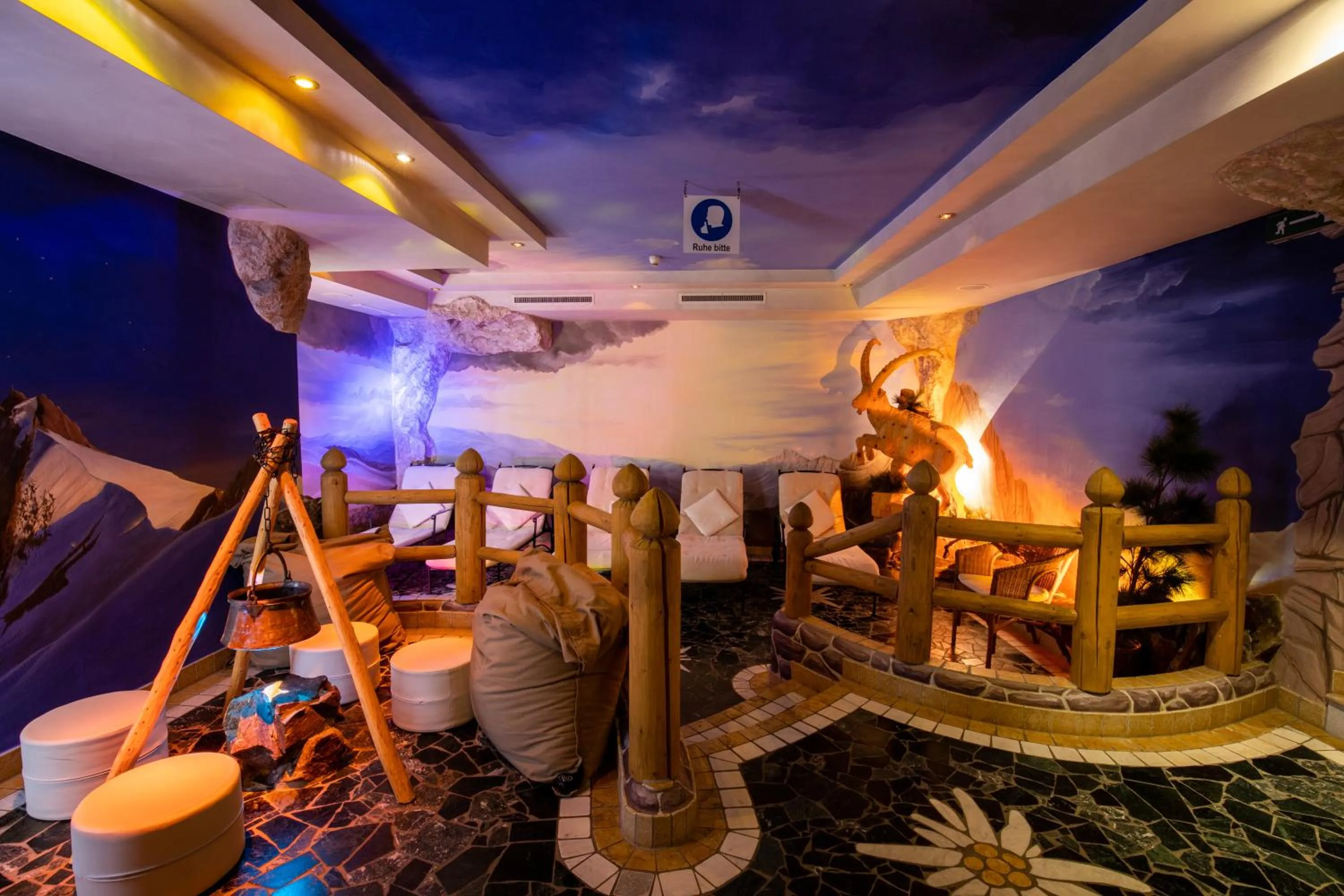 Spa and wellness centre/facilities in Hotel Garni Monte Bianco