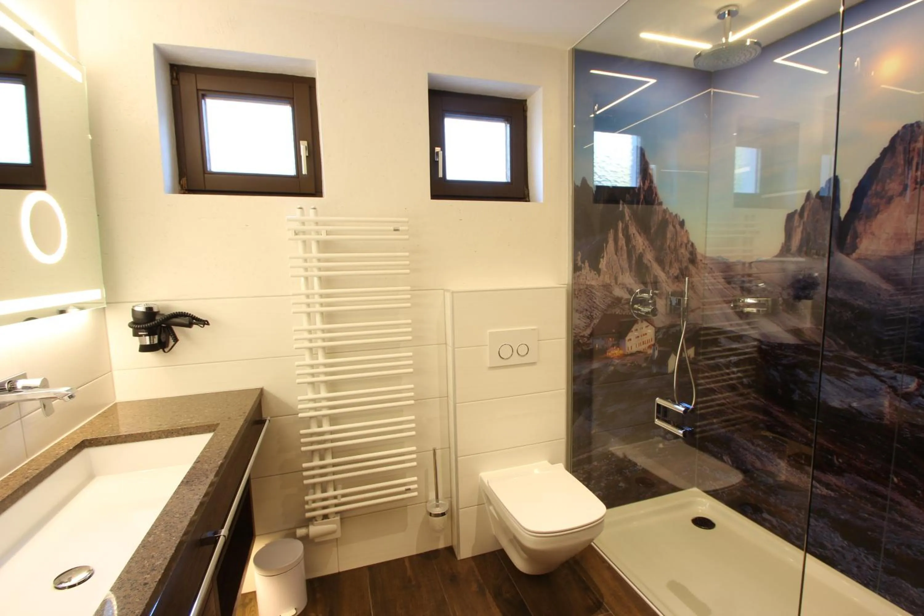 Bathroom in Hotel Garni Monte Bianco