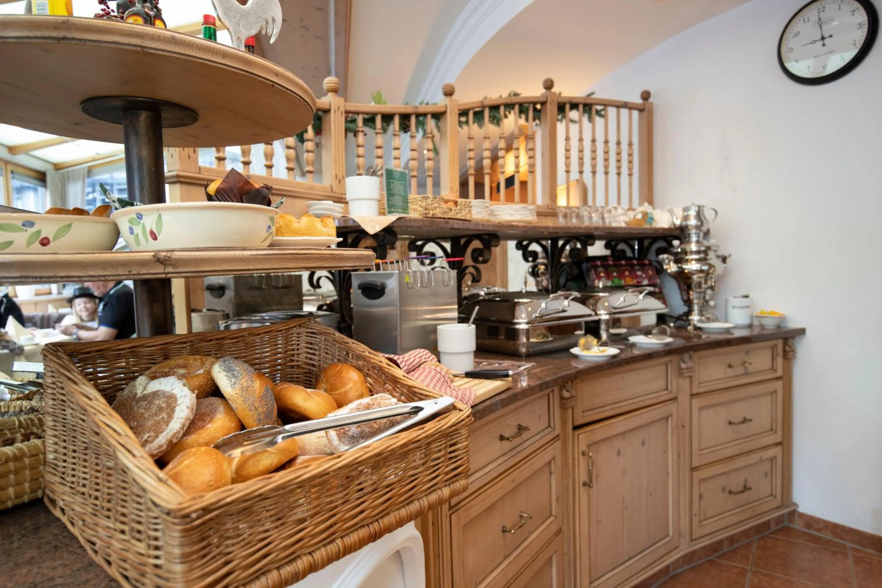 Buffet breakfast in Hotel Garni Monte Bianco