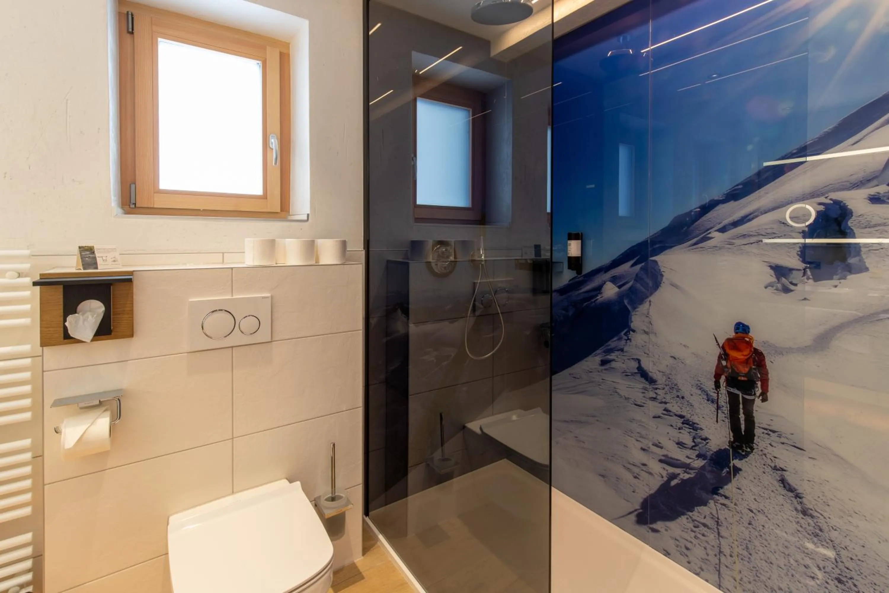 Bathroom in Hotel Garni Monte Bianco