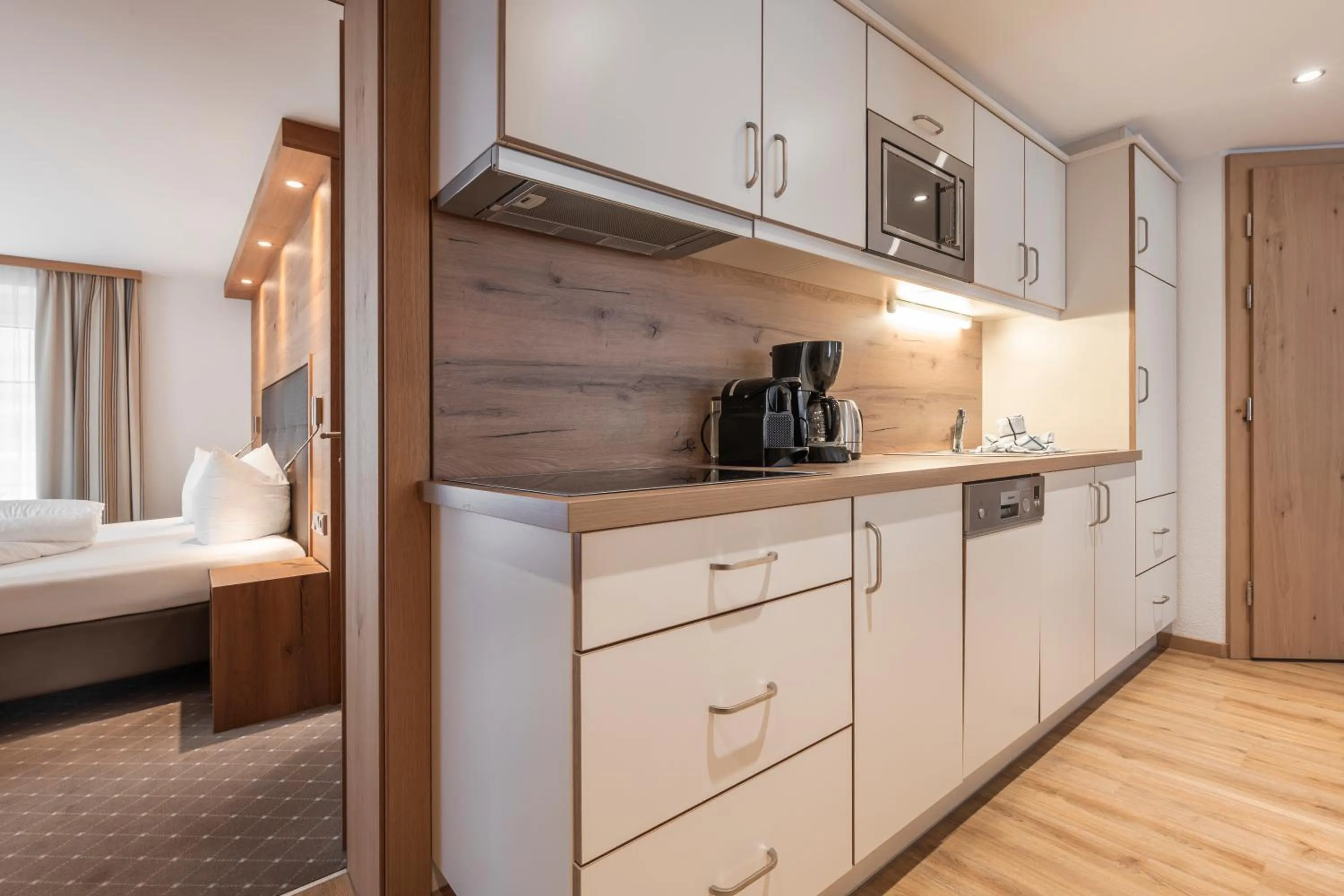 Bed in Hotel Garni Schmid