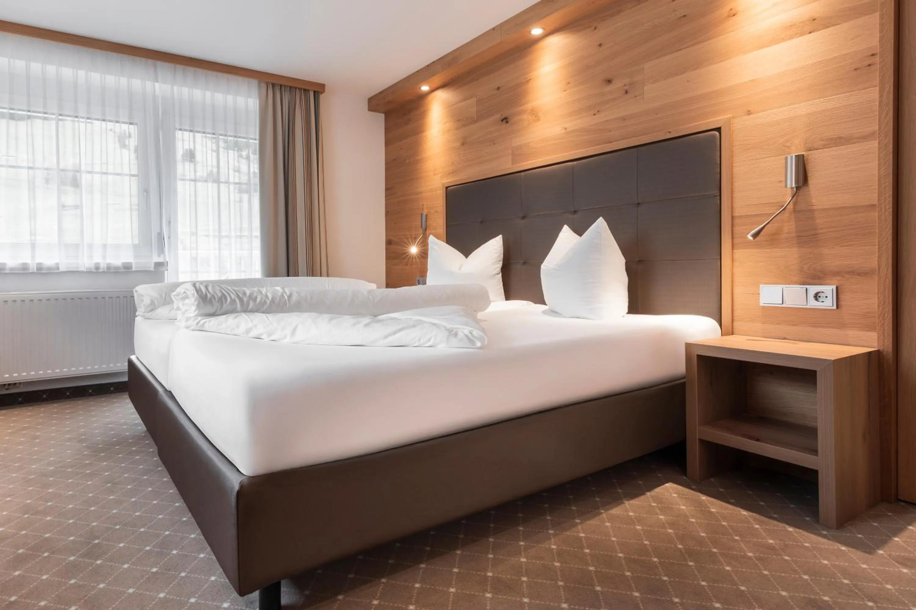 Bed in Hotel Garni Schmid