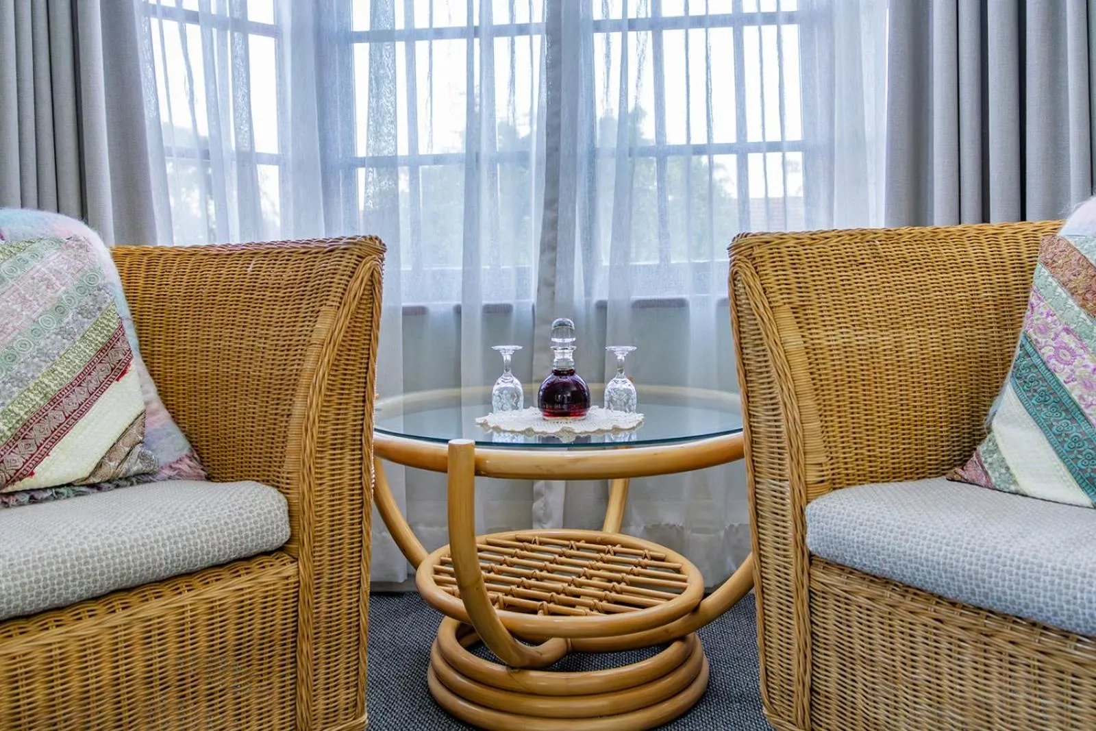 Seating area in Westlodge at Graskop B&B