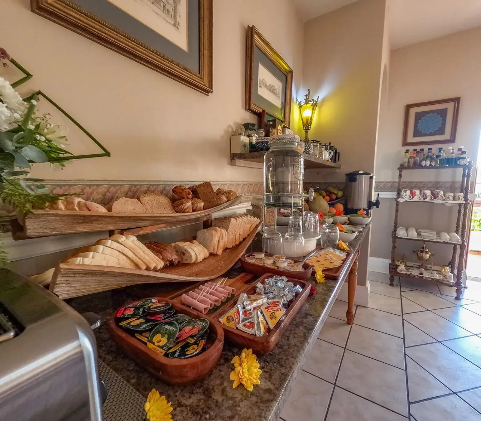 Continental breakfast in Westlodge at Graskop B&B Continental breakfast in Westlodge at Graskop B&B