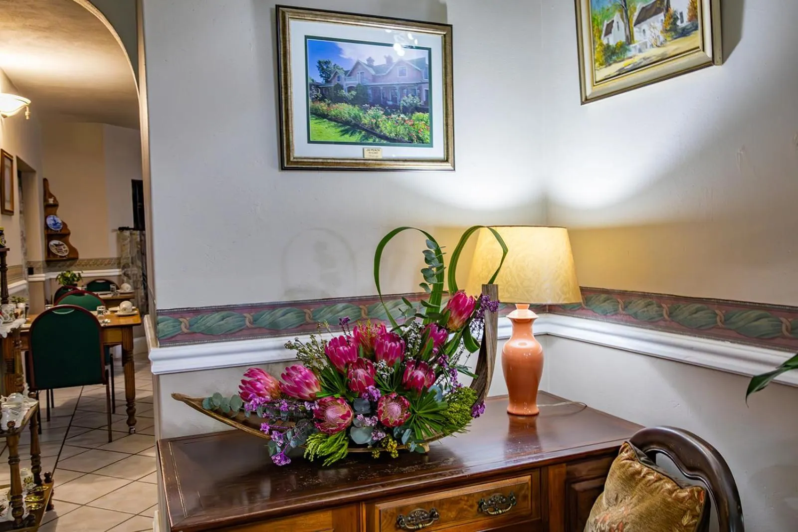 Decorative detail in Westlodge at Graskop B&B