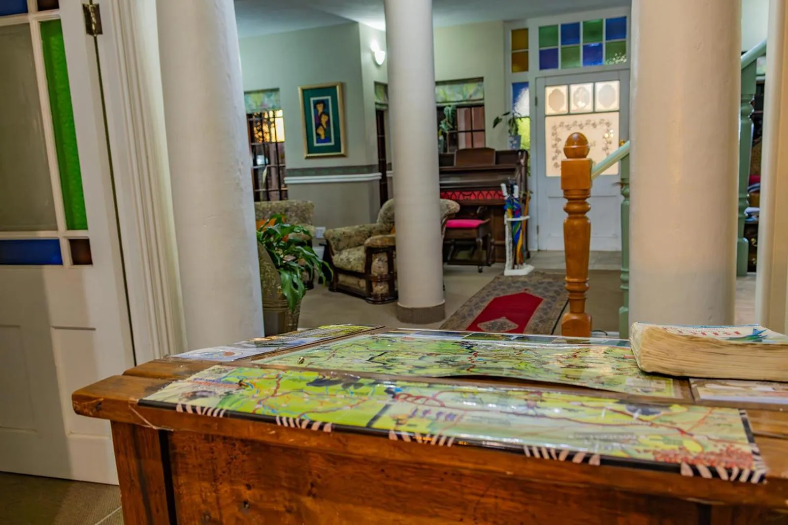 Living room in Westlodge at Graskop B&B