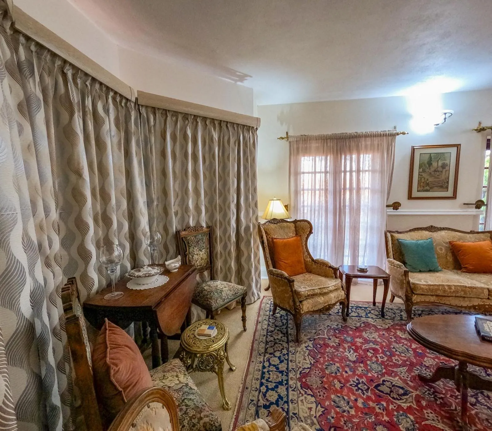 Living room in Westlodge at Graskop B&B