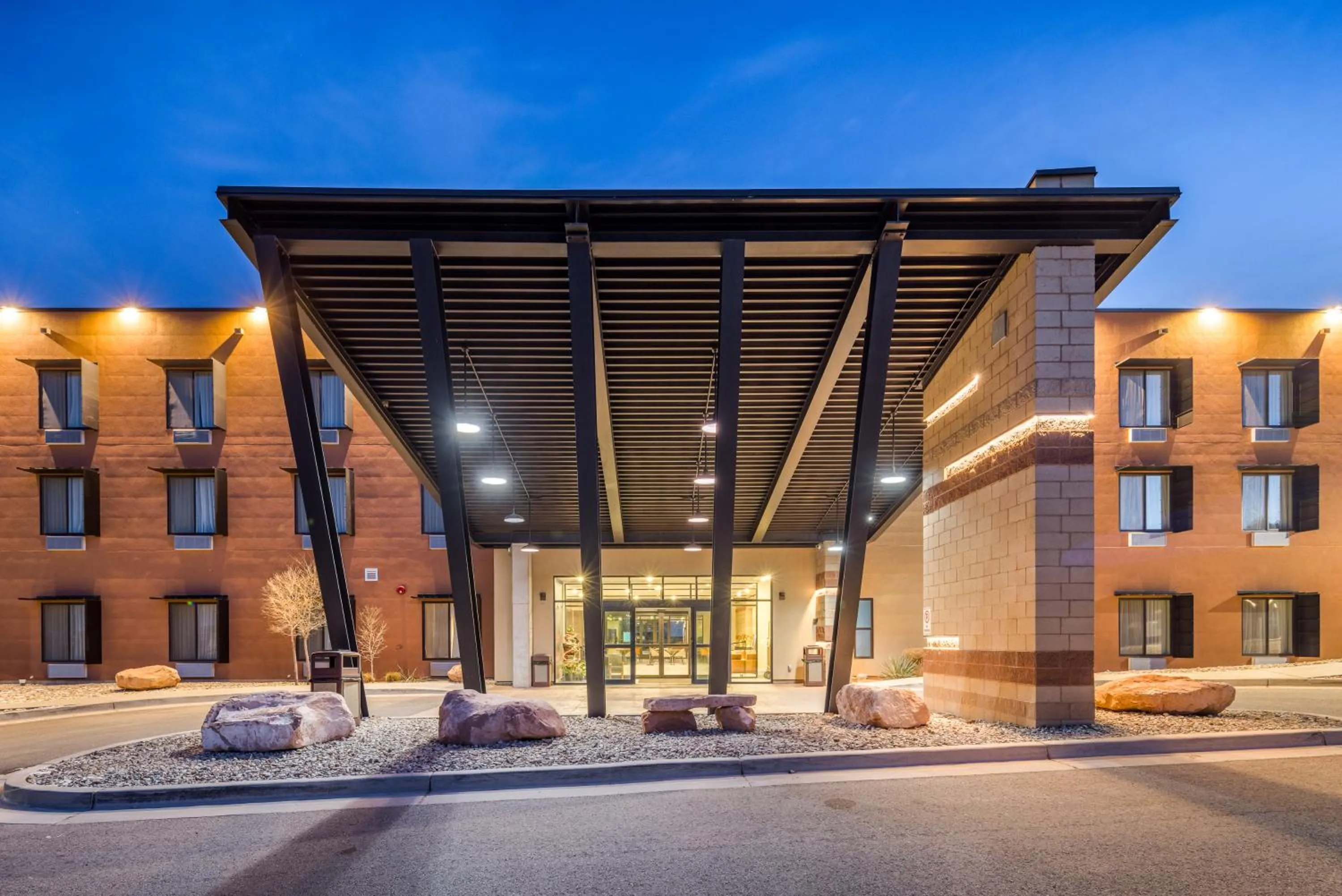 Property building in Scenic View Inn & Suites Moab