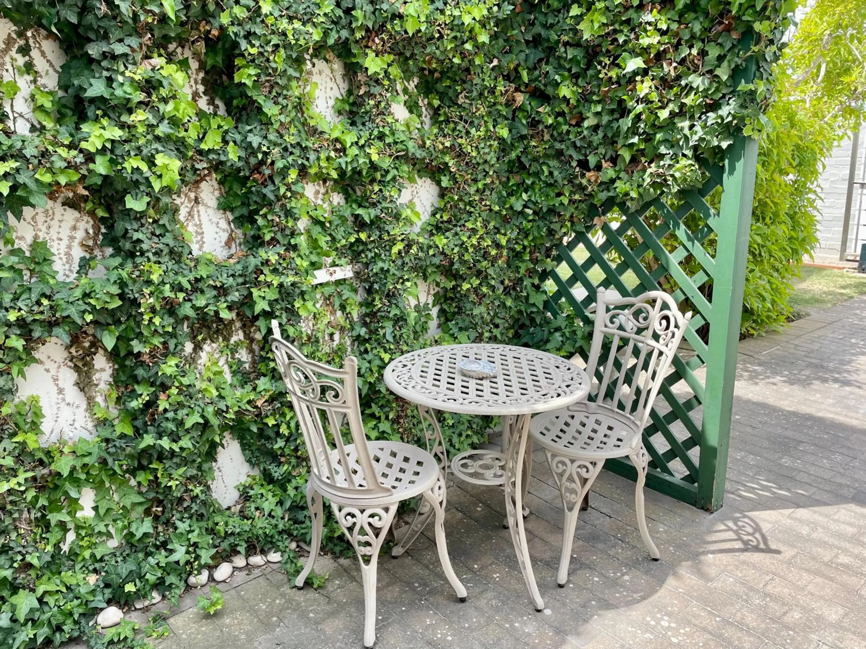 Patio in Sandra's Guest House