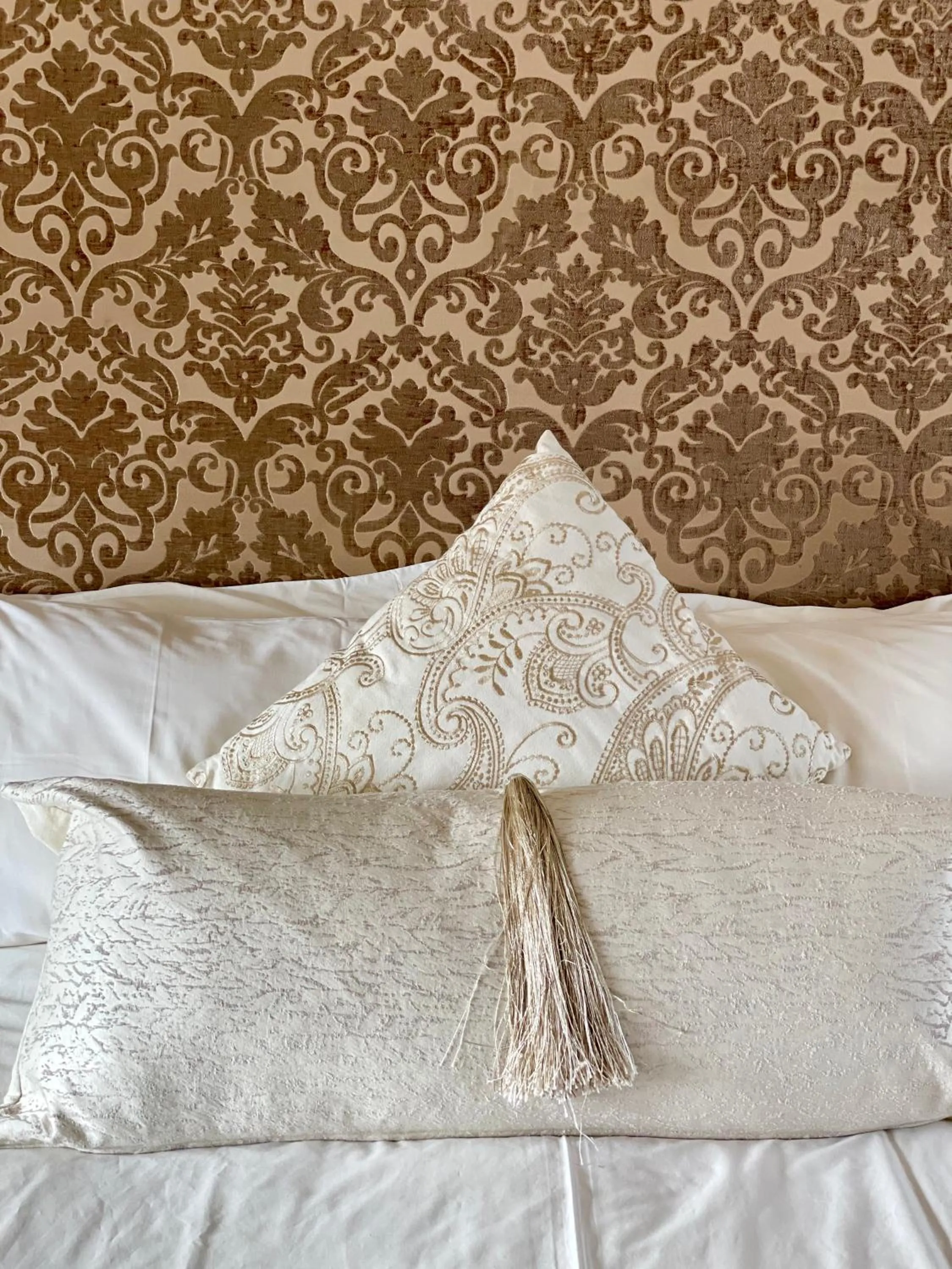 Bed in Sandra's Guest House