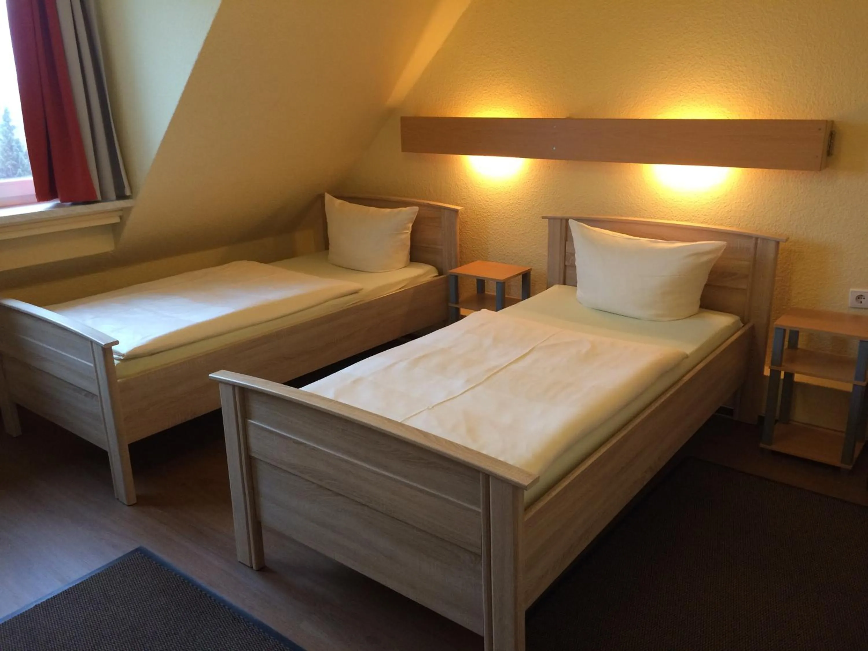 Bed in Hotel Sieme