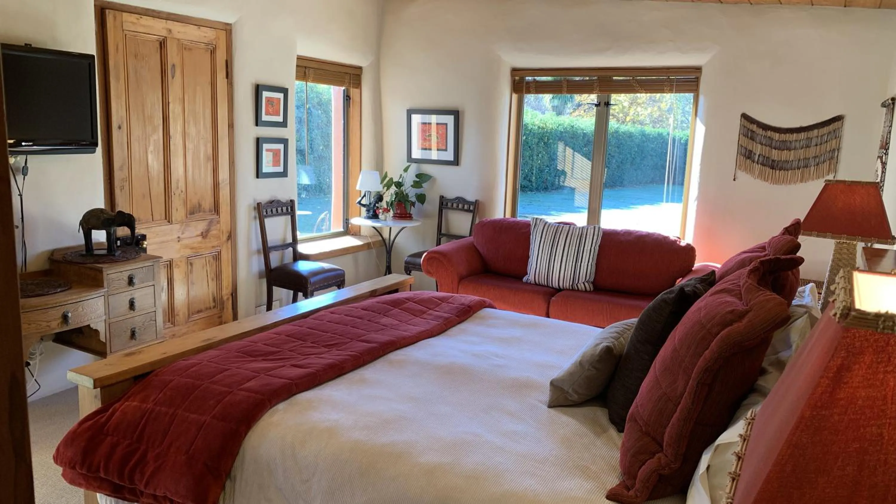 Bed in Tussock Cottage