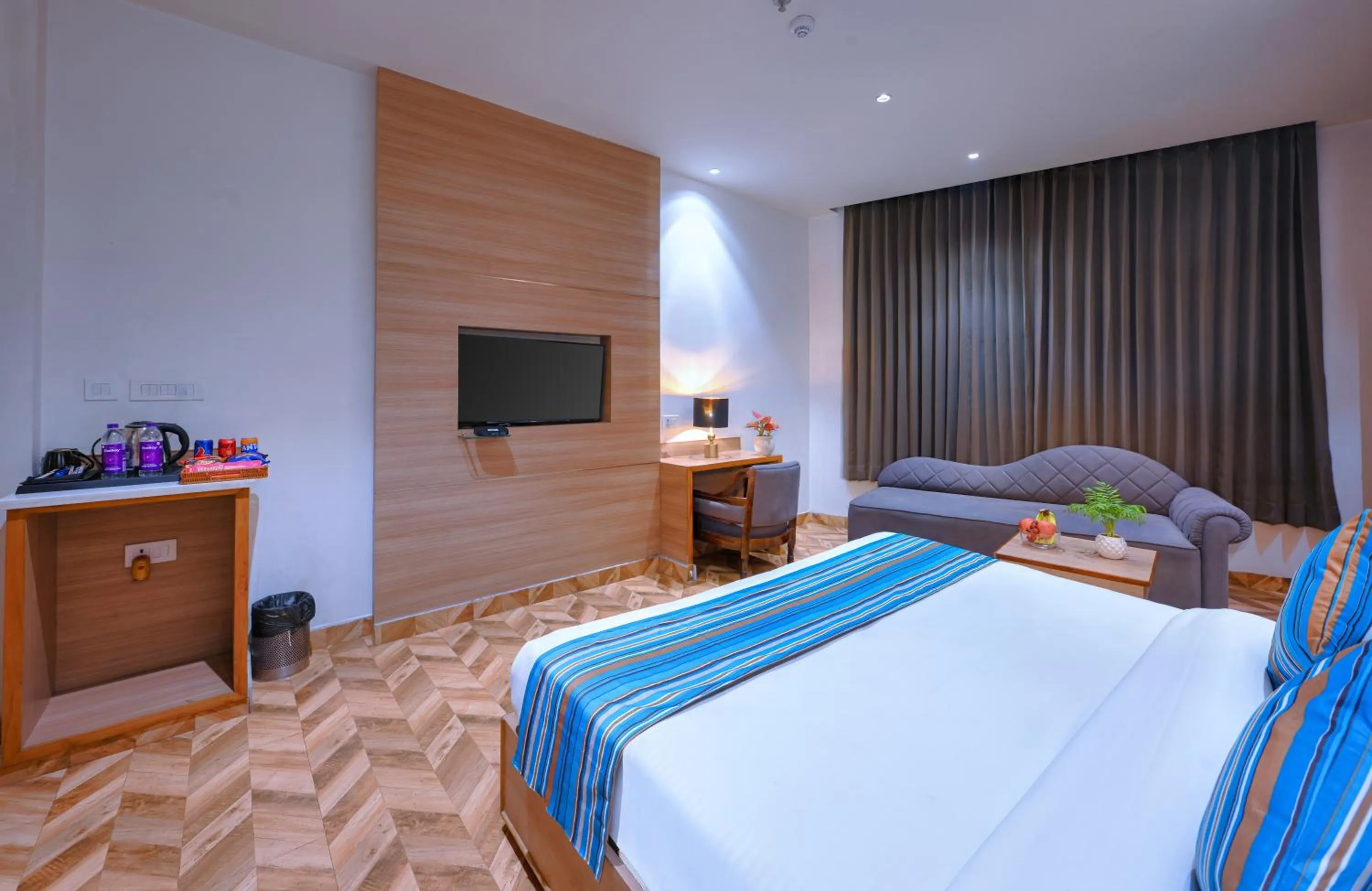 Bed in TreeHouse London Street Amritsar
