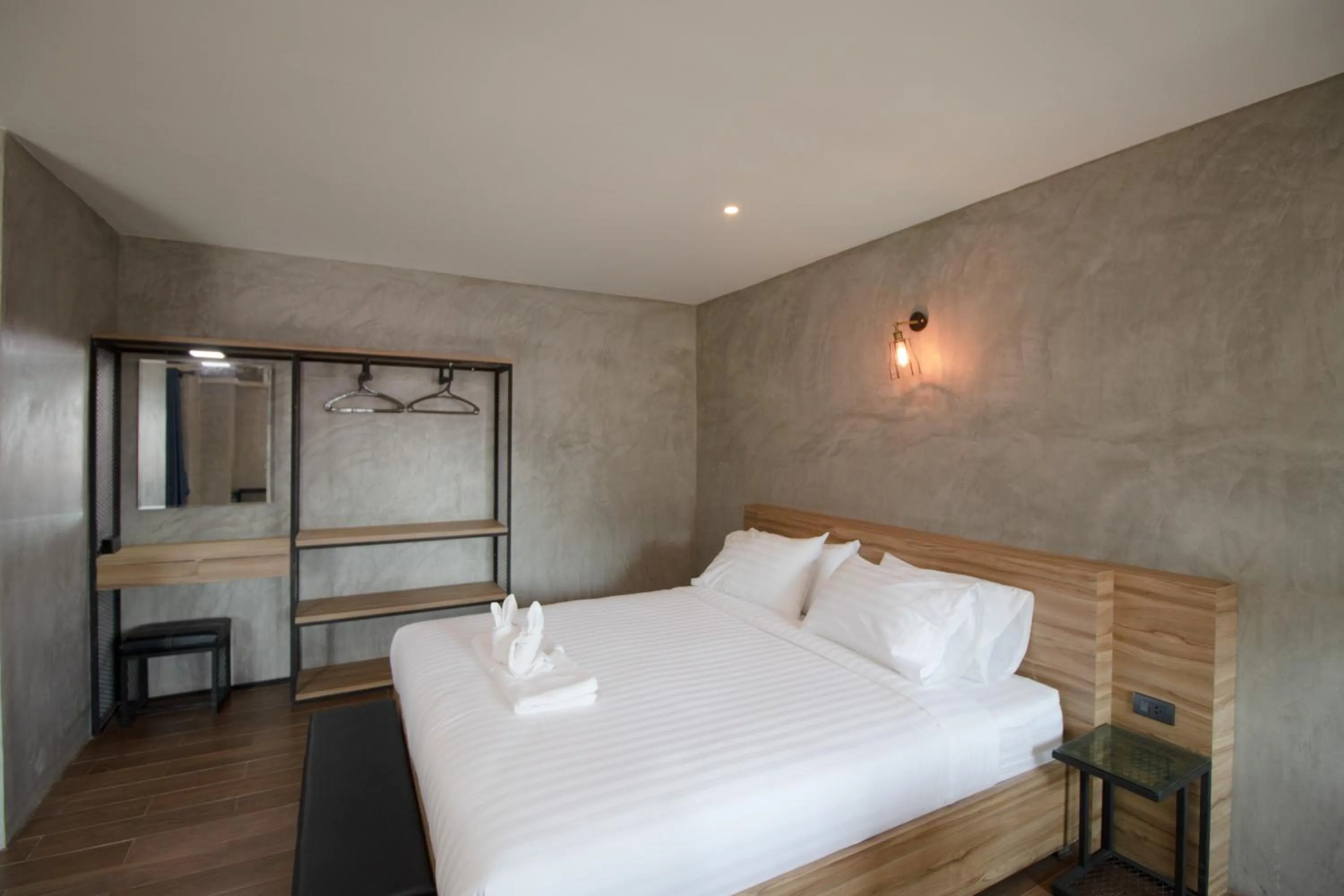 Bedroom, Bed in Rabbit Hotel Phimai