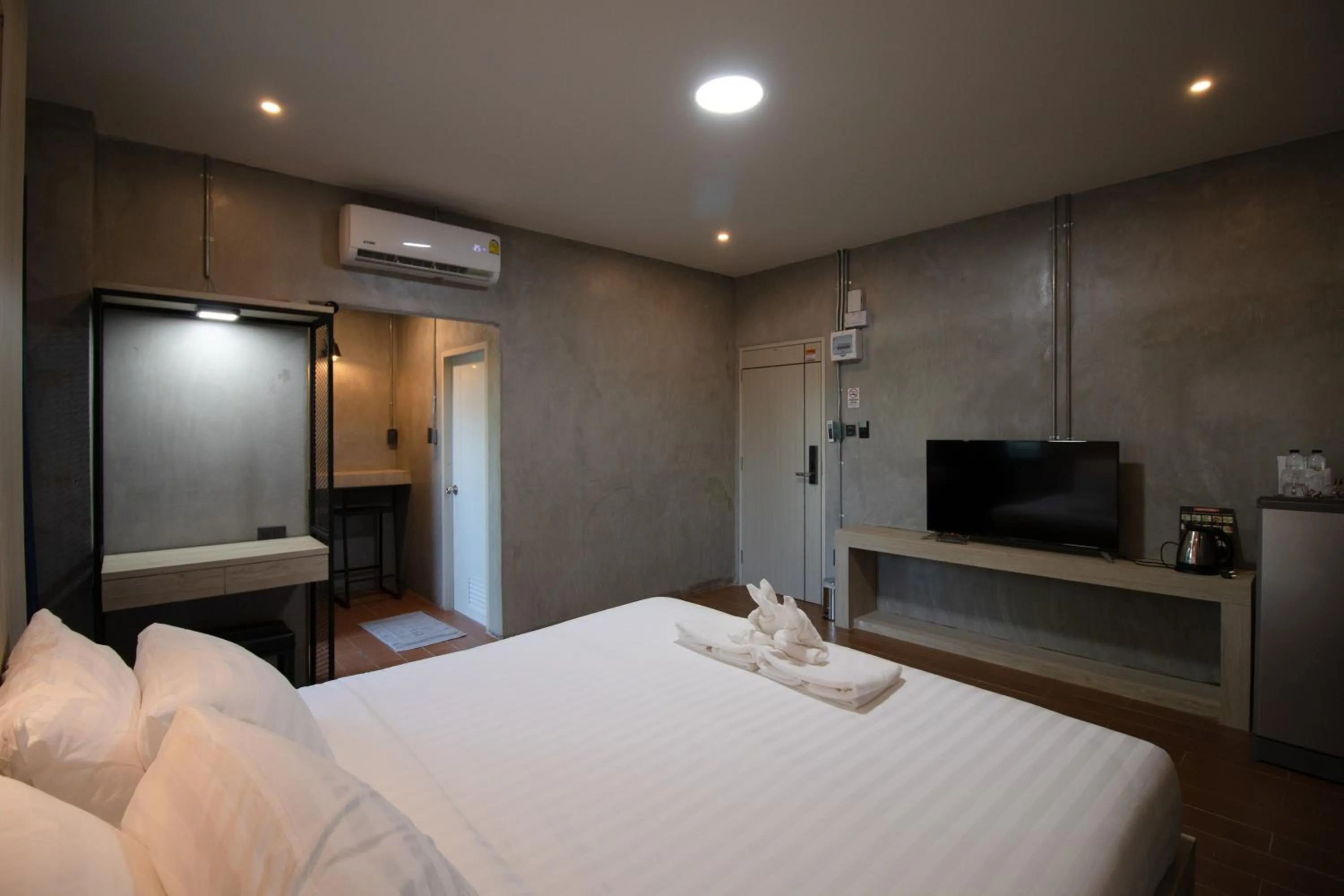 Bedroom, Bed in Rabbit Hotel Phimai