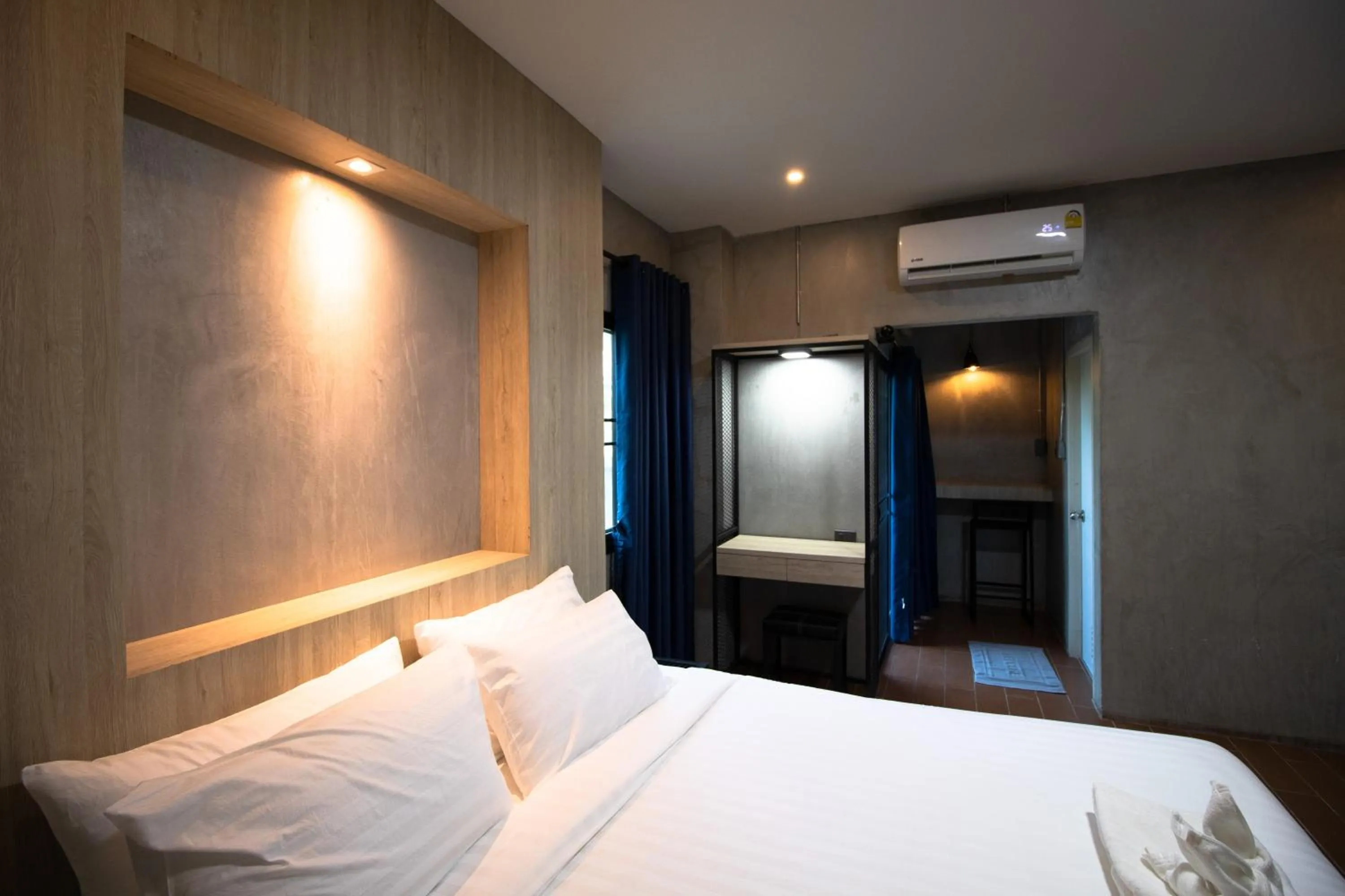 Bedroom, Bed in Rabbit Hotel Phimai