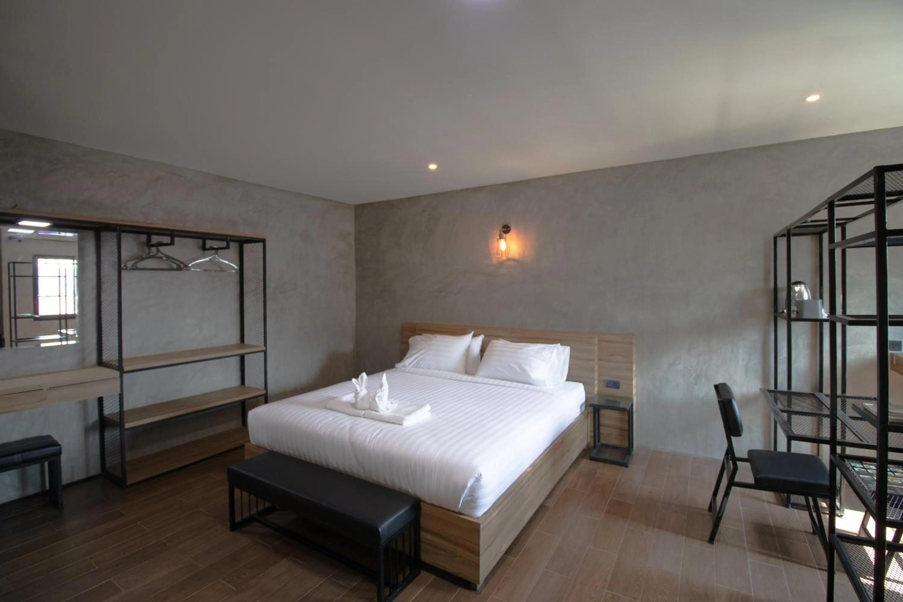 Bedroom, Bed in Rabbit Hotel Phimai
