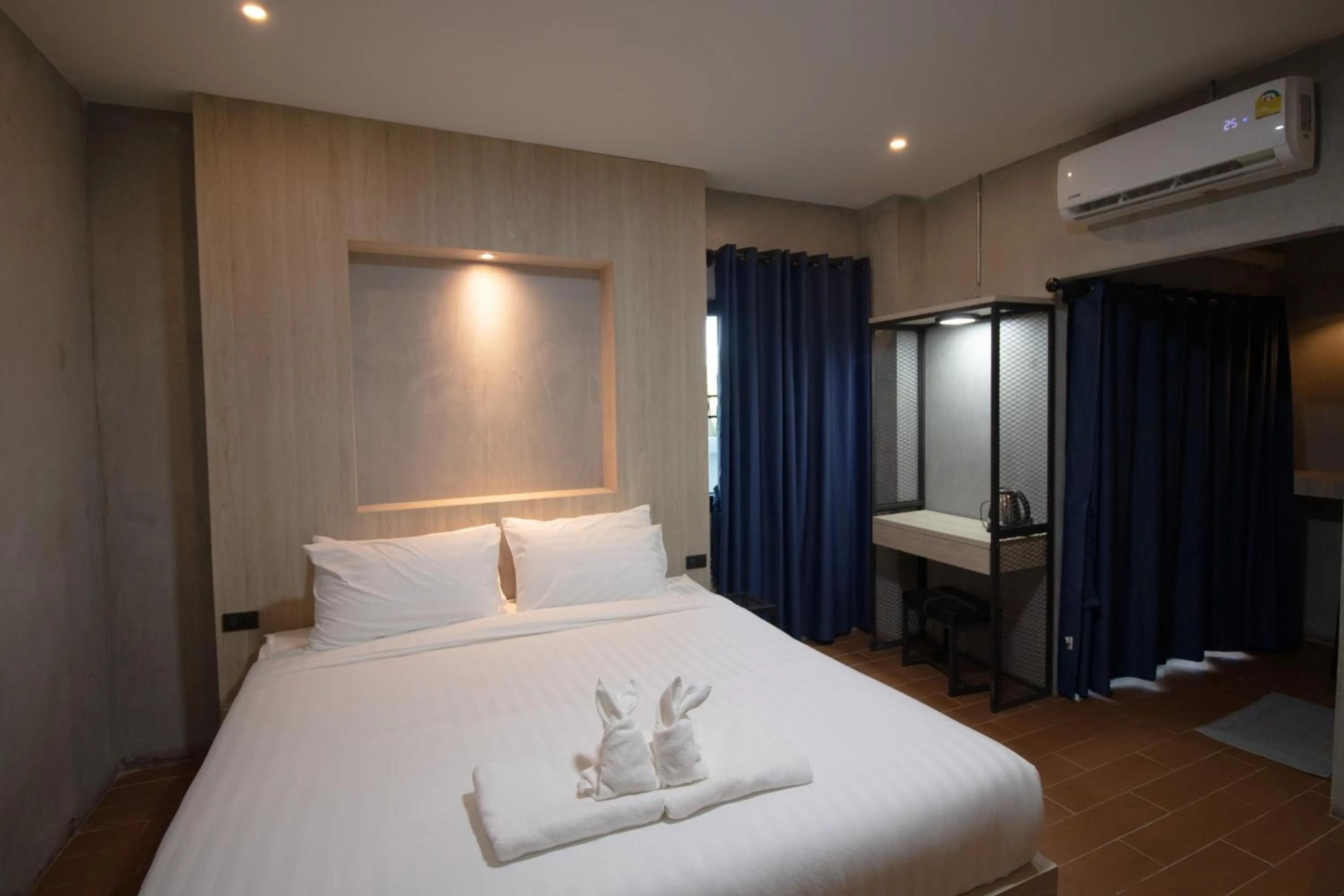 Bedroom, Bed in Rabbit Hotel Phimai