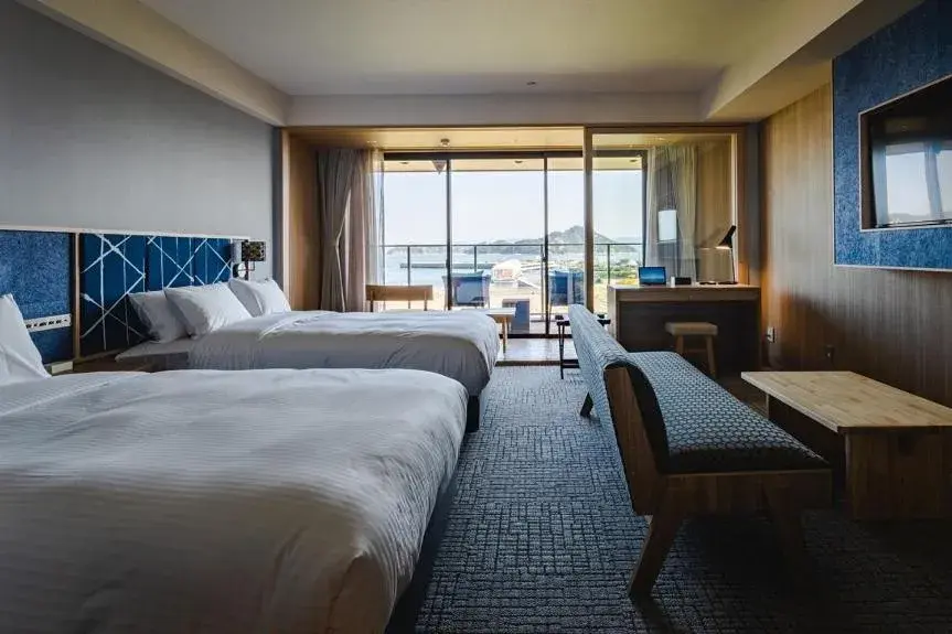 Deluxe Twin Room with Sea View - single occupancy in UNO HOTEL Deluxe Twin Room with Sea View - single occupancy in UNO HOTEL