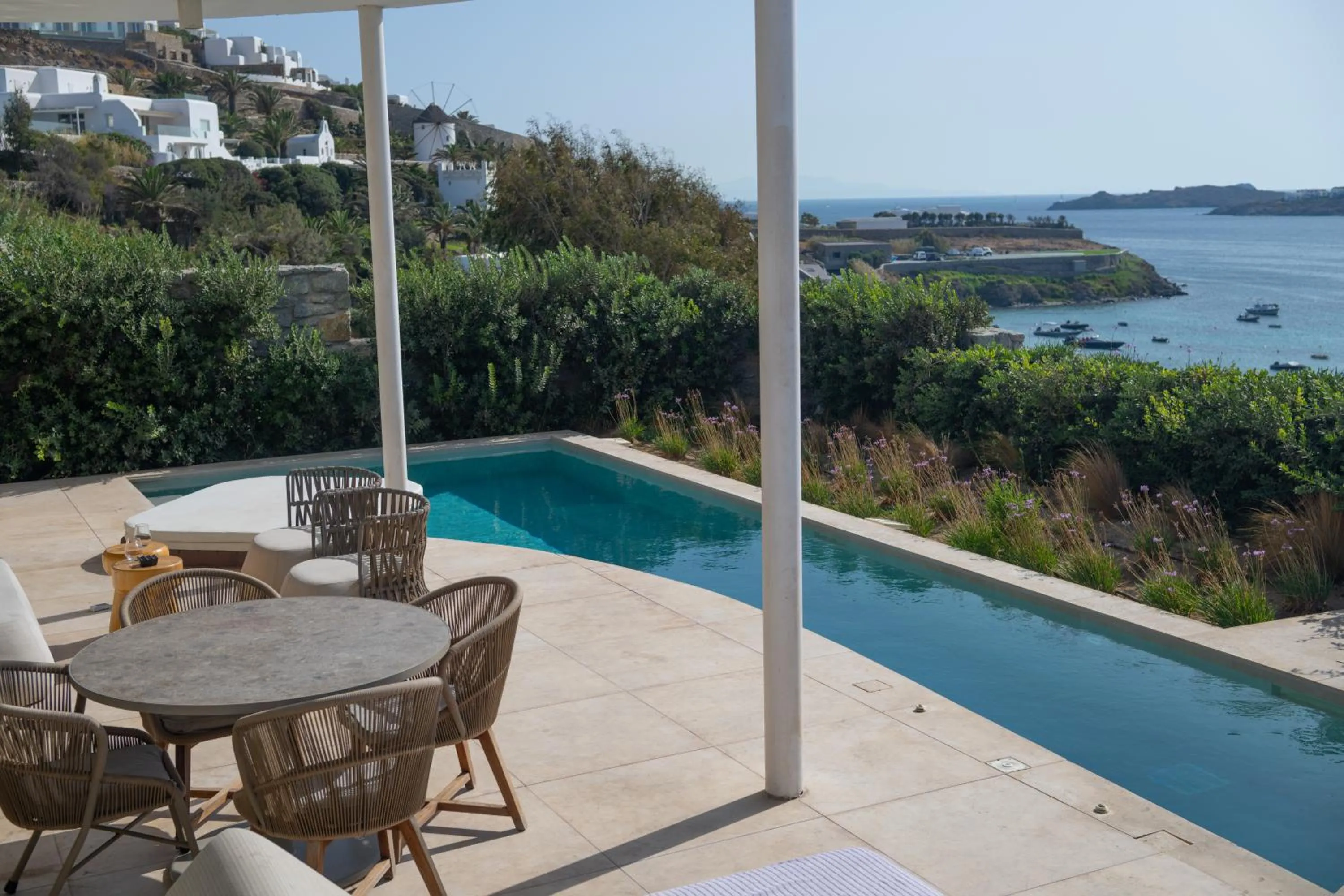 Patio in Once in Mykonos - Designed for Adults