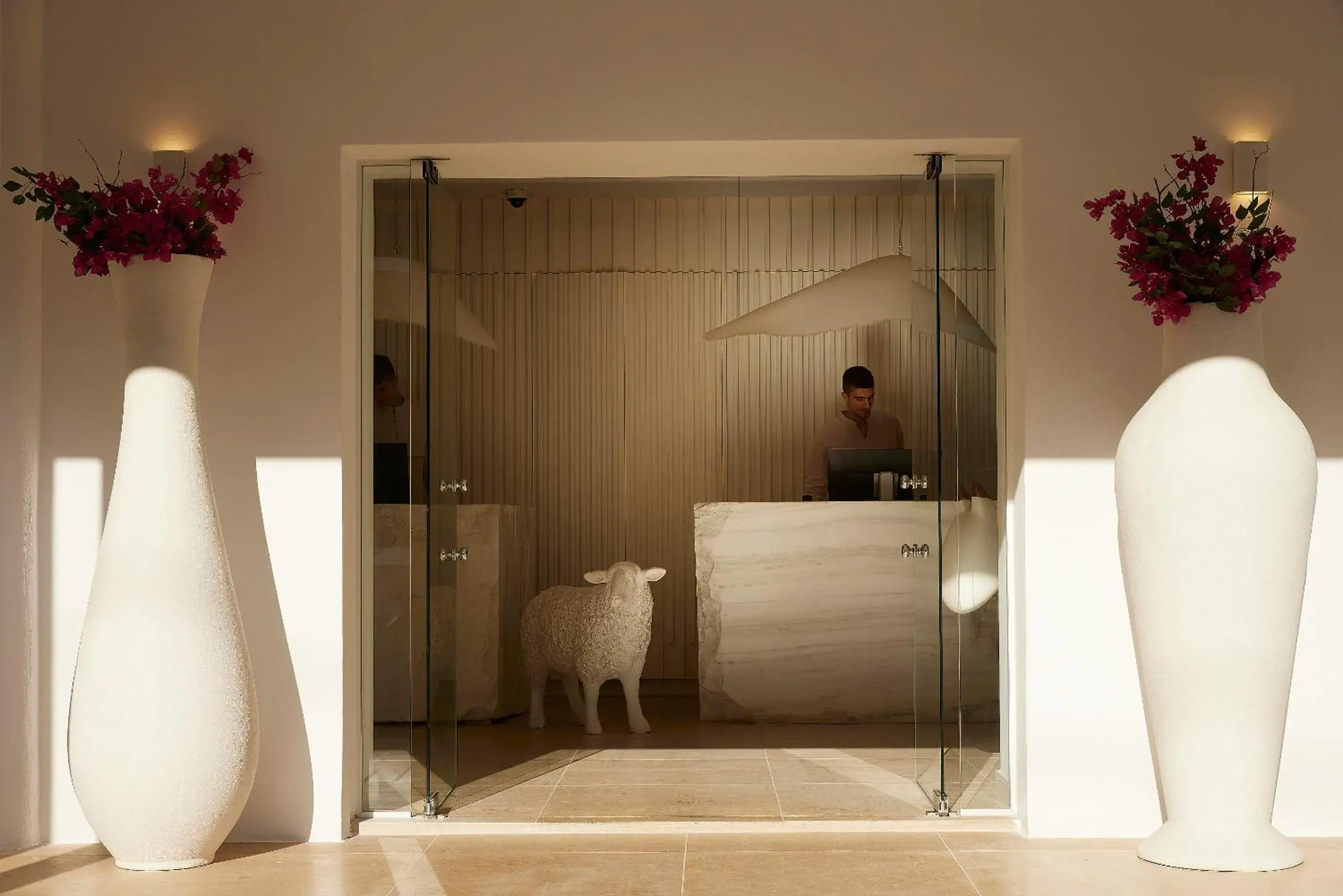 Lobby or reception in Once in Mykonos - Designed for Adults Lobby or reception in Once in Mykonos - Designed for Adults