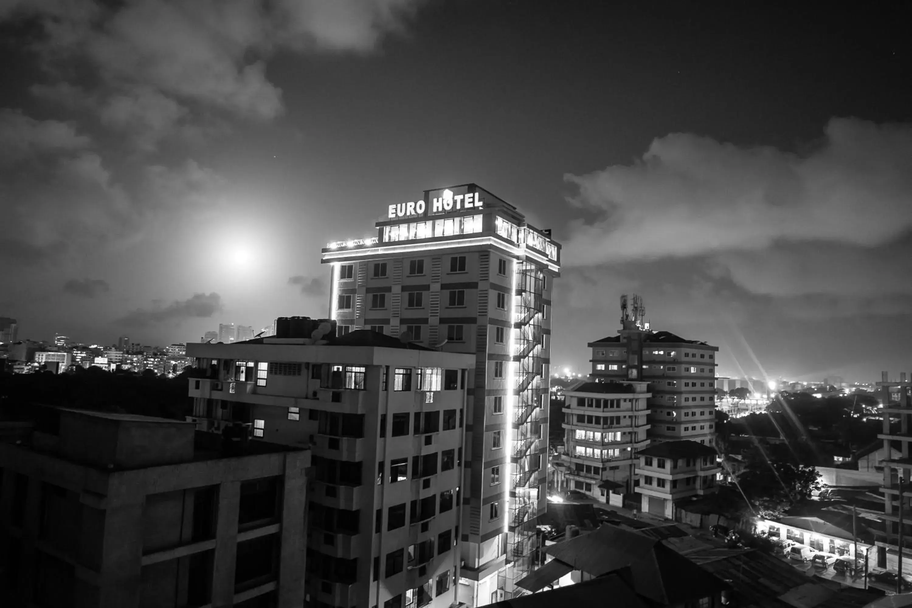 Property building in Euro Hotel and Apartments Property building in Euro Hotel and Apartments